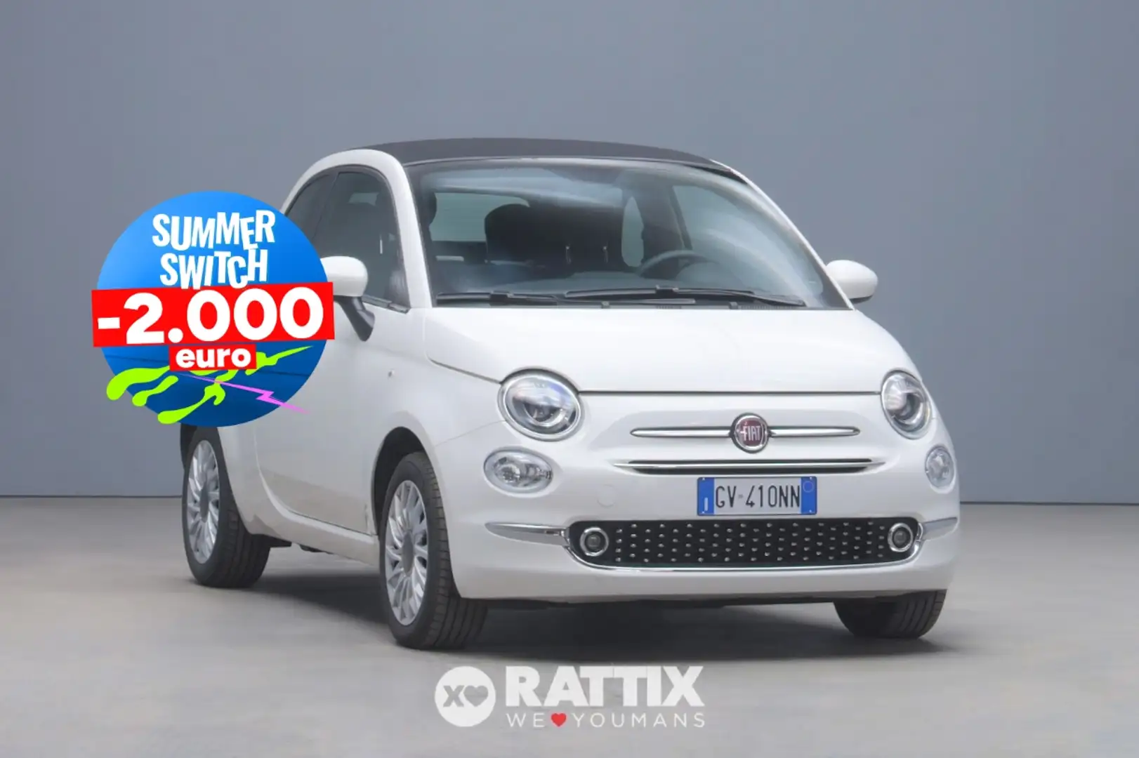 Fiat 500C 1.0 Hybrid 70CV Dolcevita Bianco - 1