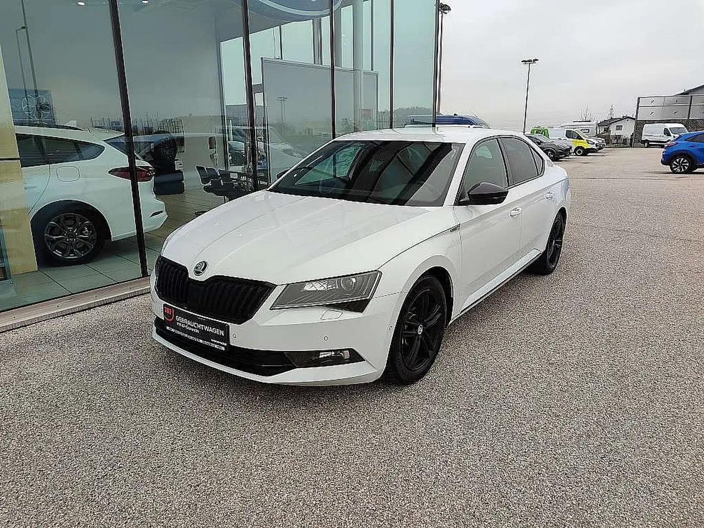 Skoda Superb 1,4 TSI ACT Sportline Weiß - 1