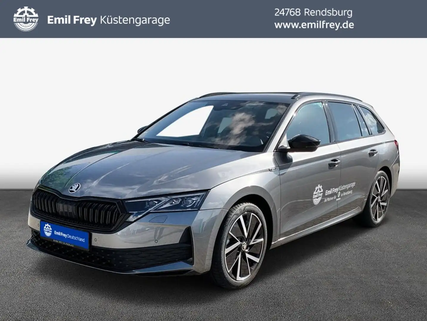 Skoda Octavia Combi 2.0 TDI DSG Sportline Grau - 1