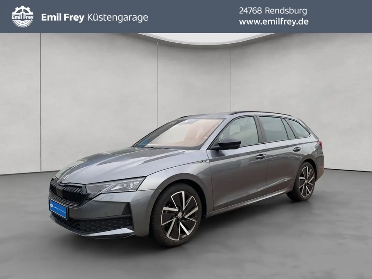 Skoda Octavia Combi 2.0 TDI DSG Sportline NAV 4xSHZ PD Grau - 1