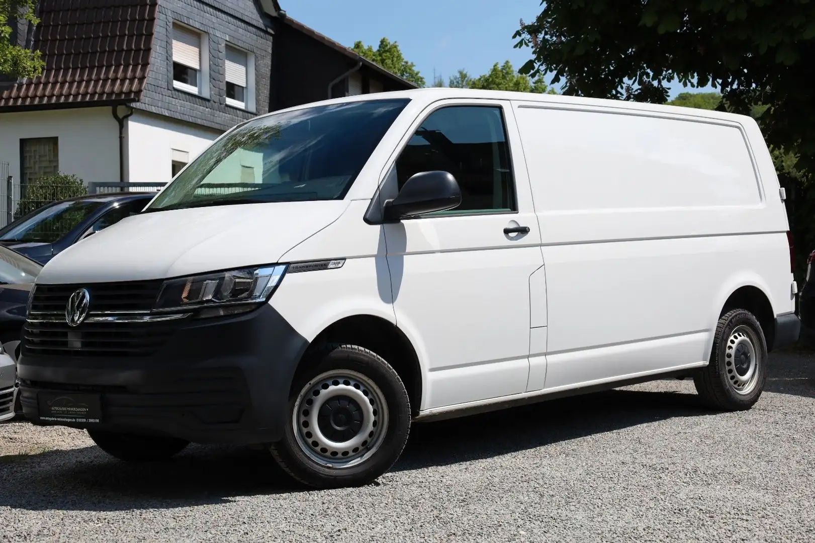 Volkswagen T6 Transporter T6.1 Transporter 2.0TDI/AHK/LKW/KLIMA/3-Sitze/L2 Blanc - 1
