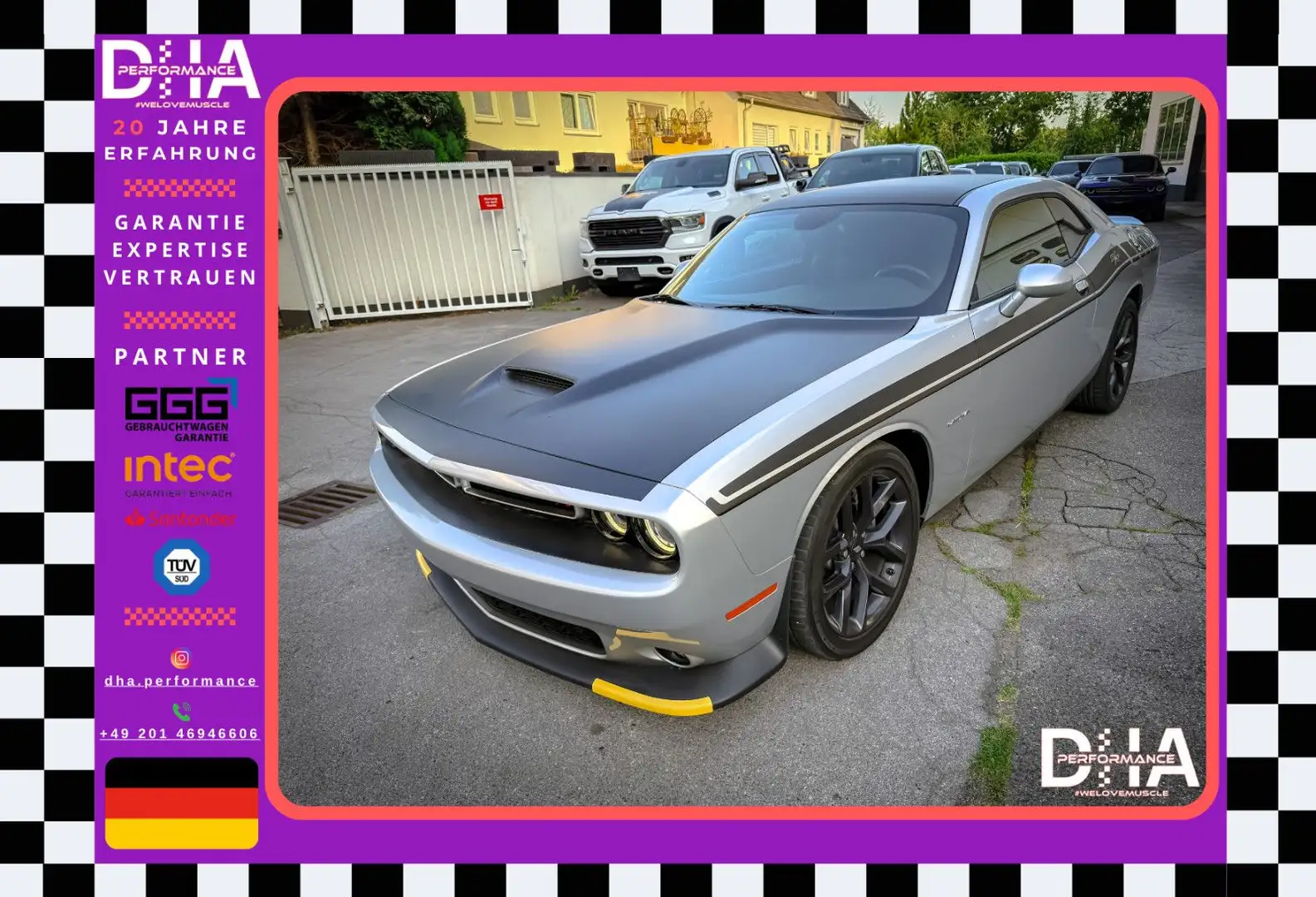 Dodge Challenger 5.7 R/T GARANTIE*LED*LEDER*TÜV*TOP Zilver - 1