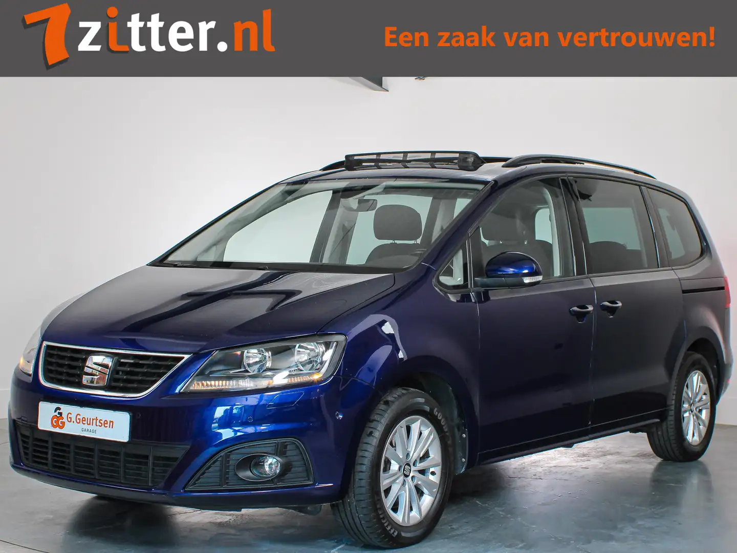 SEAT Alhambra 1.4 TSI Stylance, 7-Persoons, Panoramadak, Trekhaa Azul - 1
