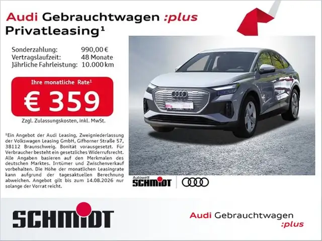 Audi Q4 e-tron Sportback 35 ACC Navi+ Sports. Ass. P.+
