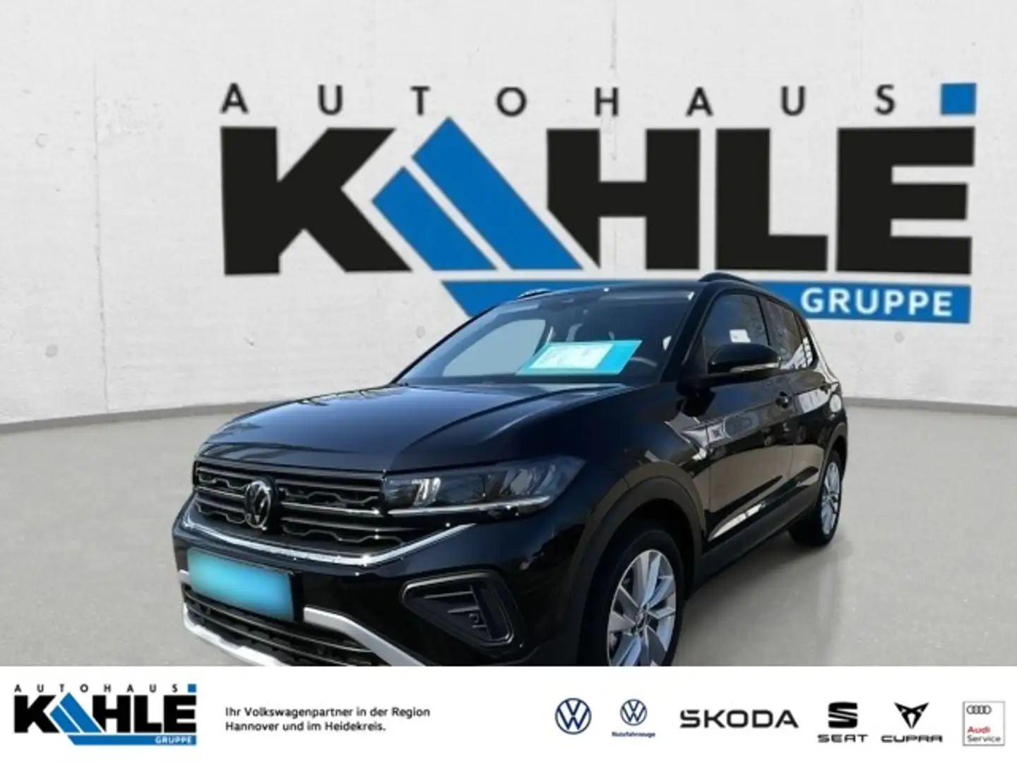 Volkswagen T-Cross 1.0 TSI DSG Life Navi AHK LED ACC SHZ Klima RFK Ap Schwarz - 1