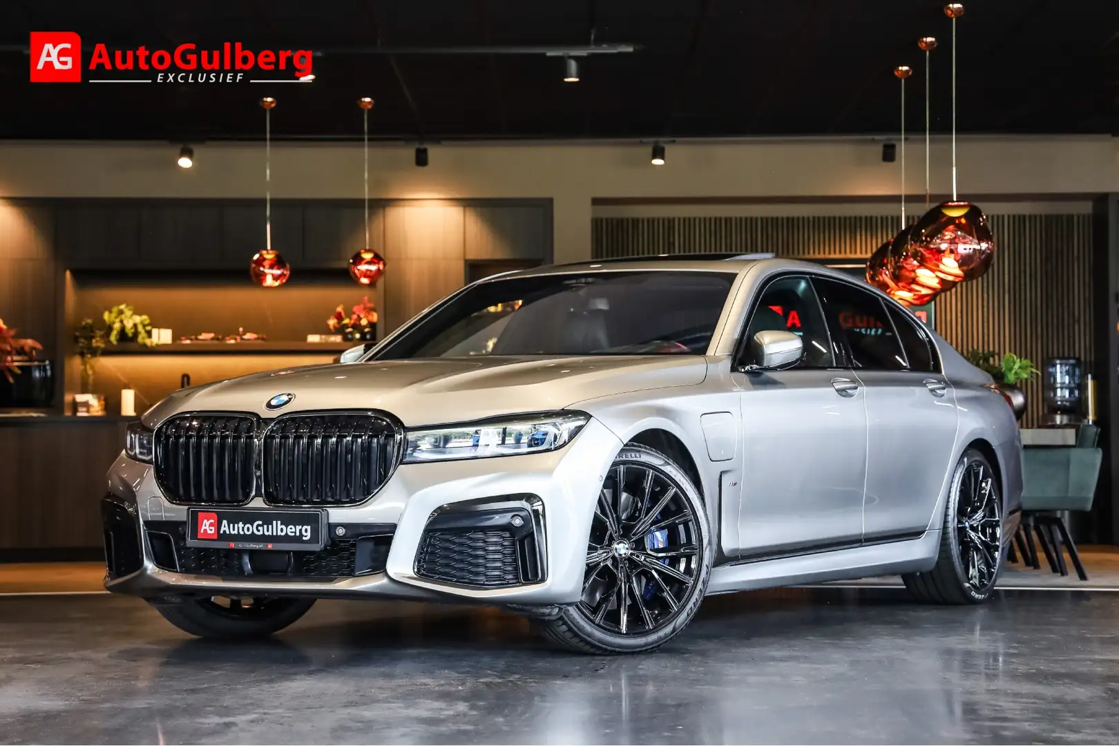 BMW 745 7-serie 745e High Exe M-Sport Individual Comfortst Grigio - 1