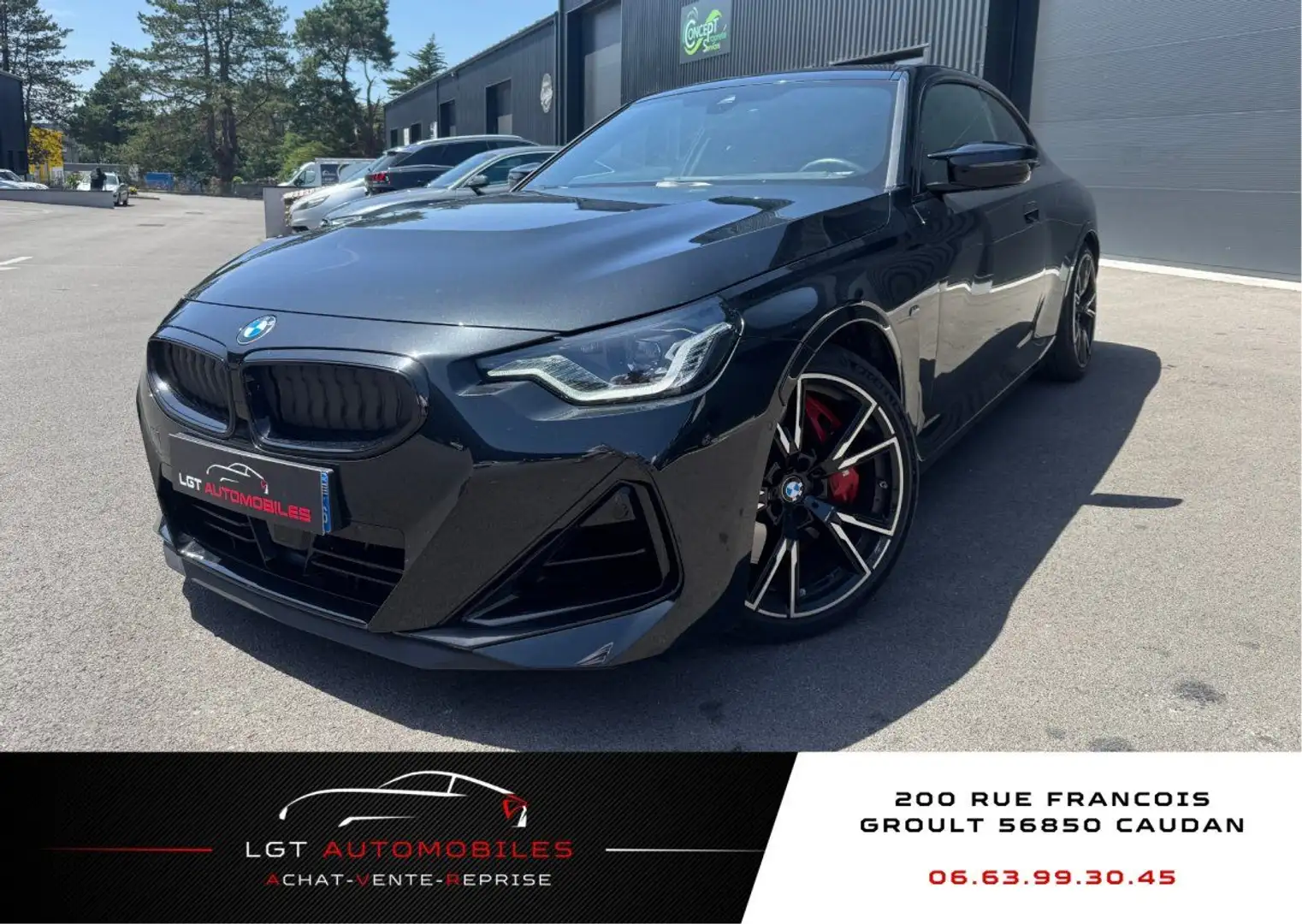 BMW 240 Coupe M240iA 374ch Noir - 1