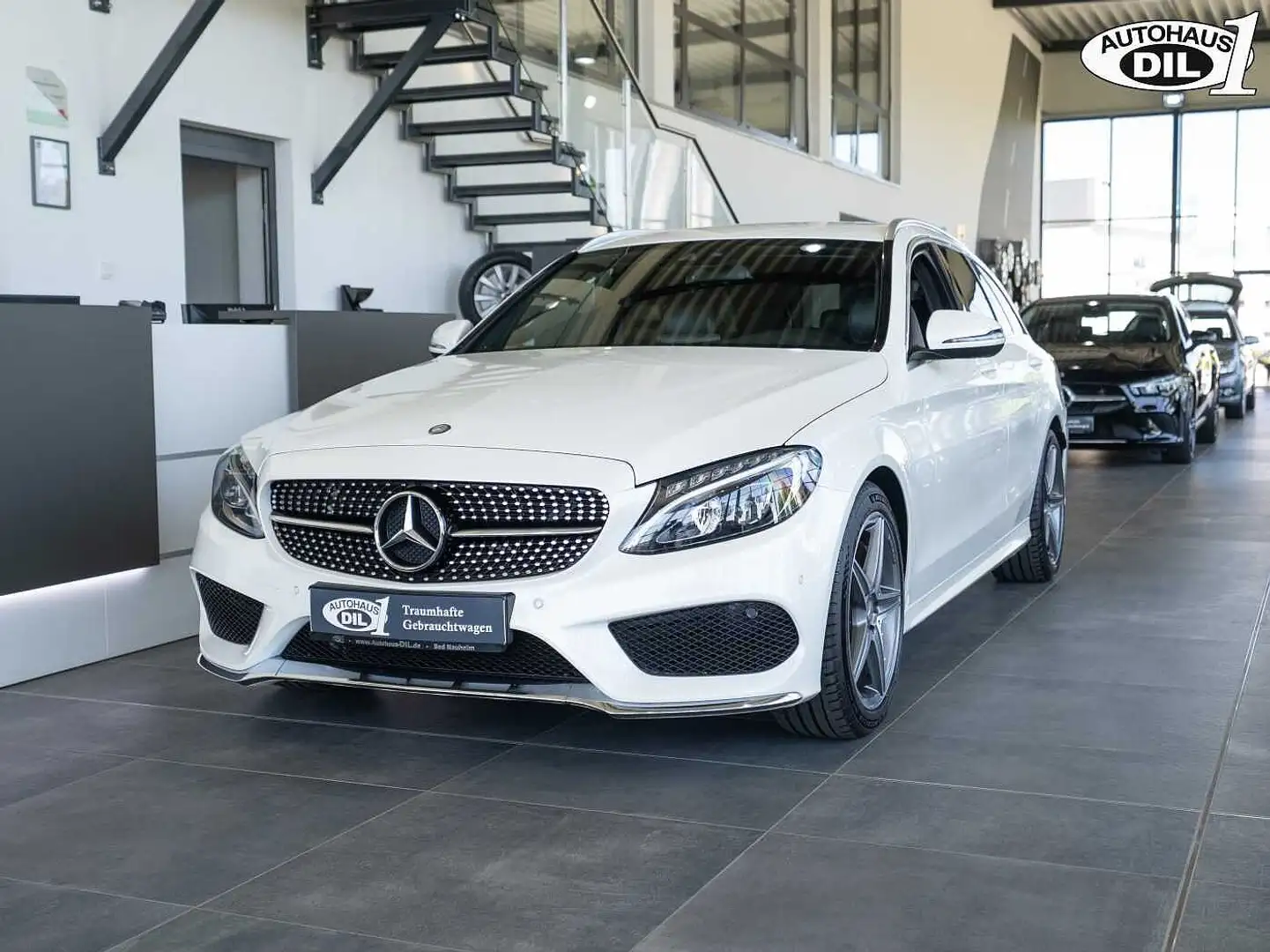 Mercedes-Benz C 250 T 7G-Tronic *AMG-LINE*LED*AHK* Blanc - 2