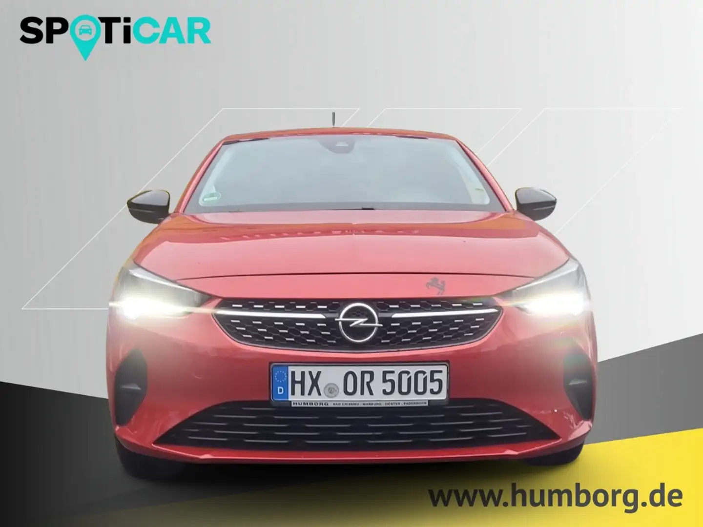 Opel Corsa F 1.2 Elegance Navi LED Apple CarPlay Android Auto Rojo - 2