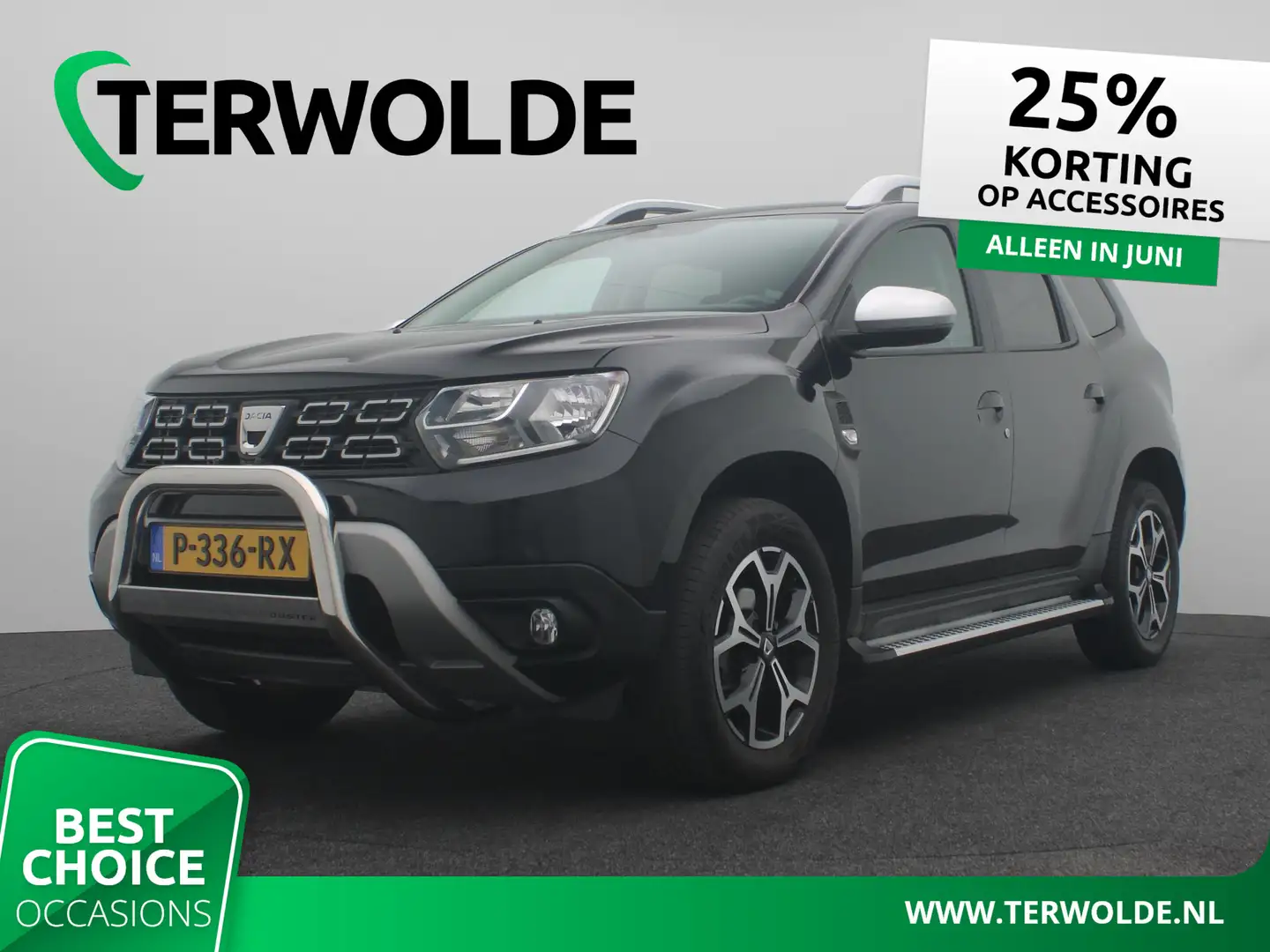 Dacia Duster Prestige TCe 130 GPF | Trekhaak | Climate Control Zwart - 1