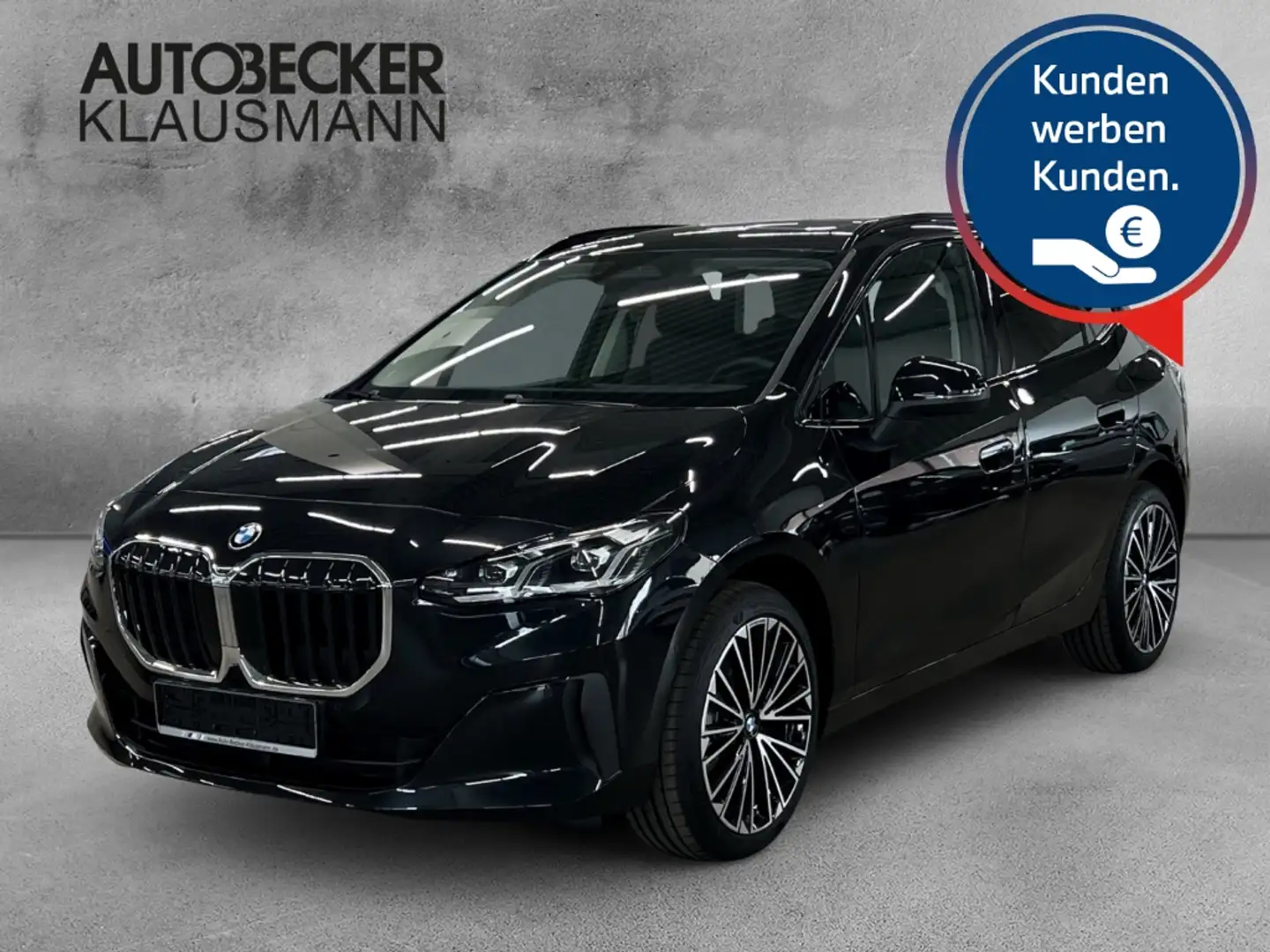 BMW 220 Active Tourer EU6e i JUBILÄUMSANGEBOT Schwarz - 1