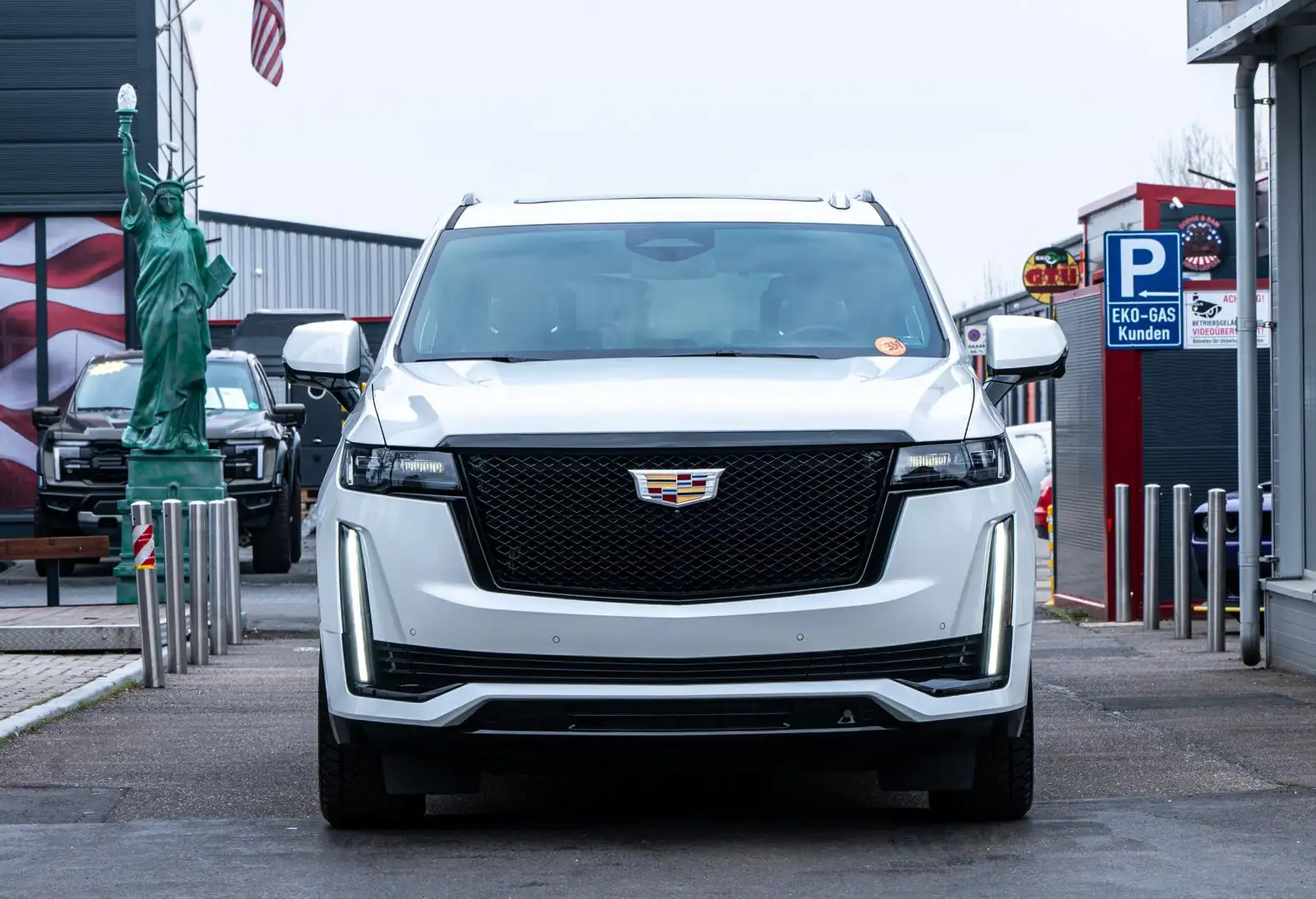 Cadillac Escalade 6,2l Sport Platinum,Nachtsicht,Luft,LPG Blanc - 2