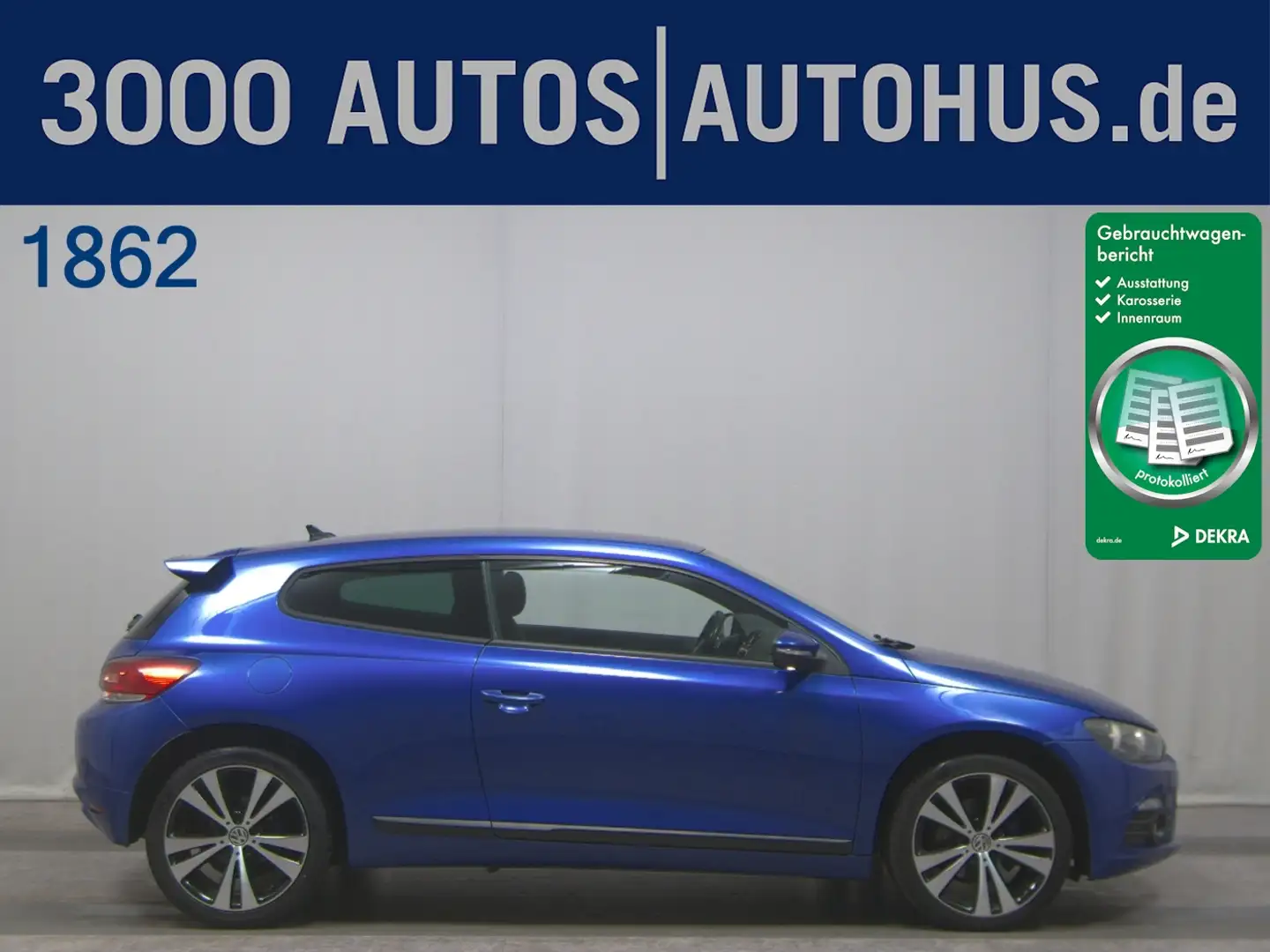 Volkswagen Scirocco 2.0 TDI Navi Xenon PDC Shz HU 04/27 Blau - 1