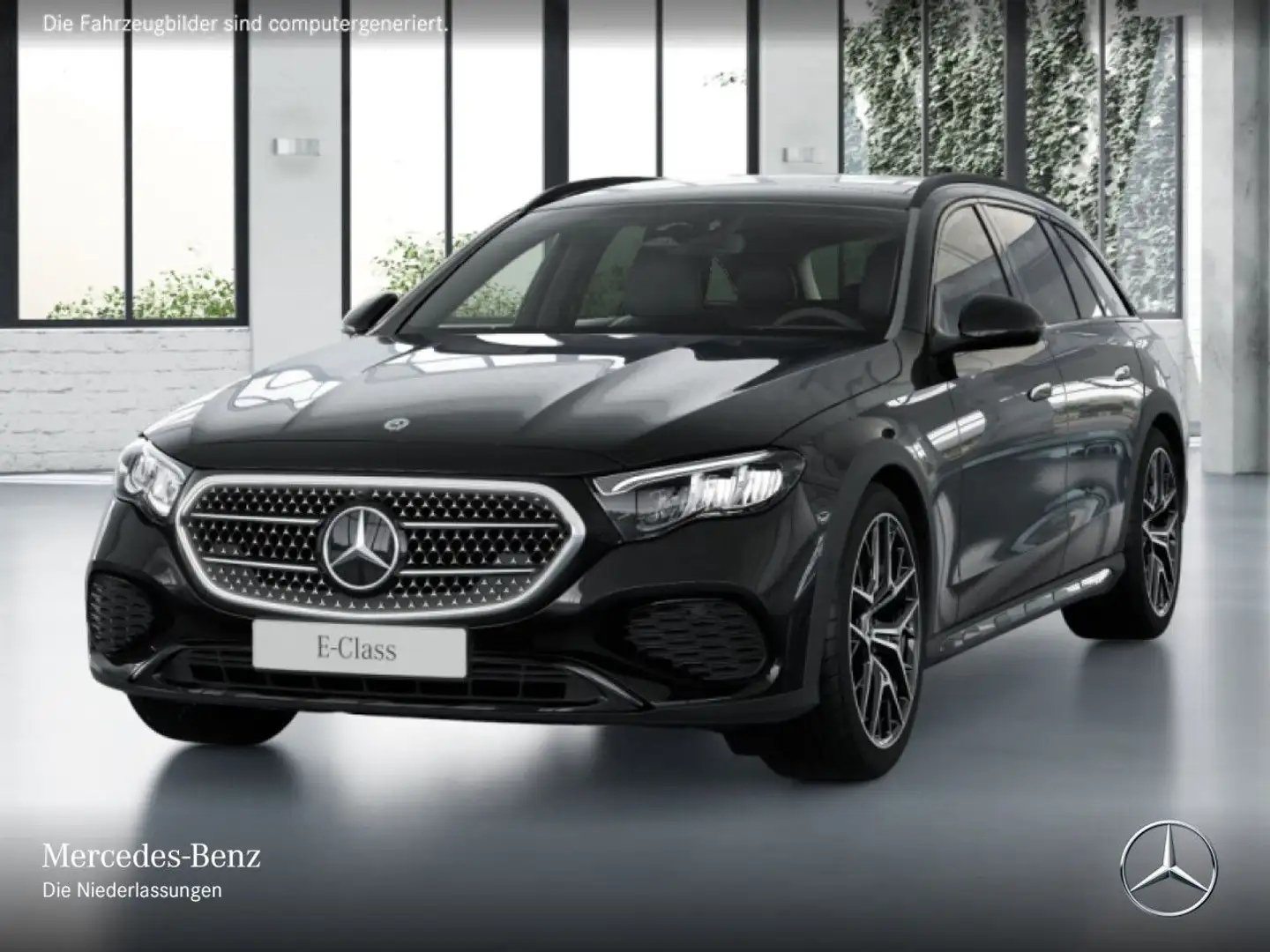 Mercedes-Benz E 300 de T 4M Hybrid Avantgarde 360° Airmat Pano Schwarz - 2