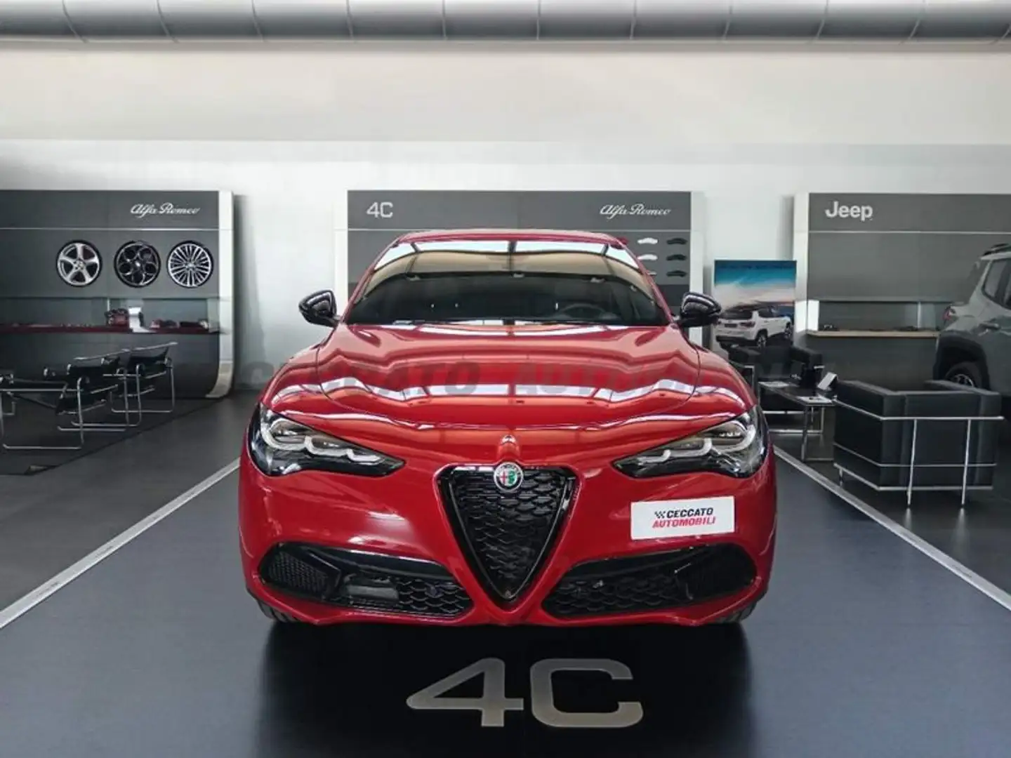 Alfa Romeo Stelvio 2.2 t Sprint Q4 210cv auto crvena - 2
