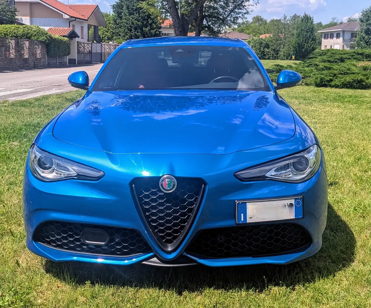 Alfa Romeo Giulia Giulia 2020 2.2 t Veloce Ti Q4 210 cv auto Modrá - 1