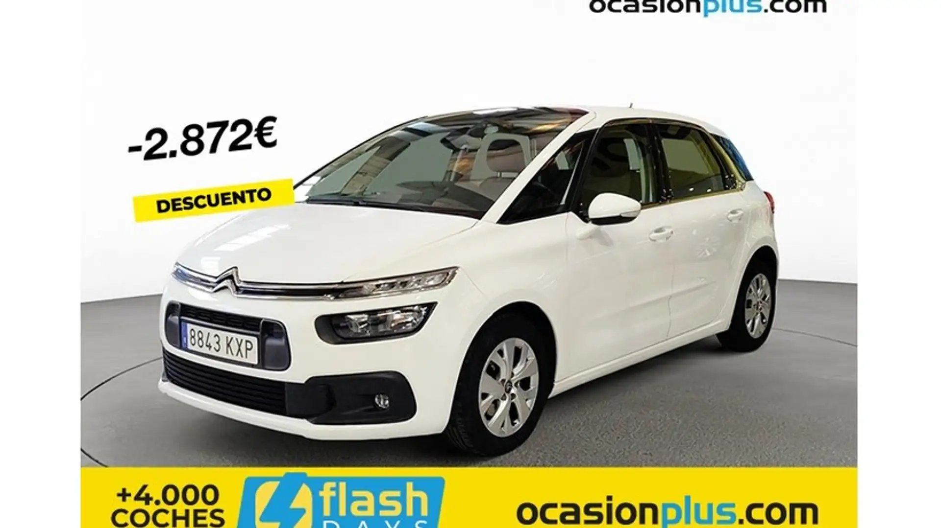 Citroen C4 Spacetourer 1.2 PureTech S&S Live 130 Wit - 1