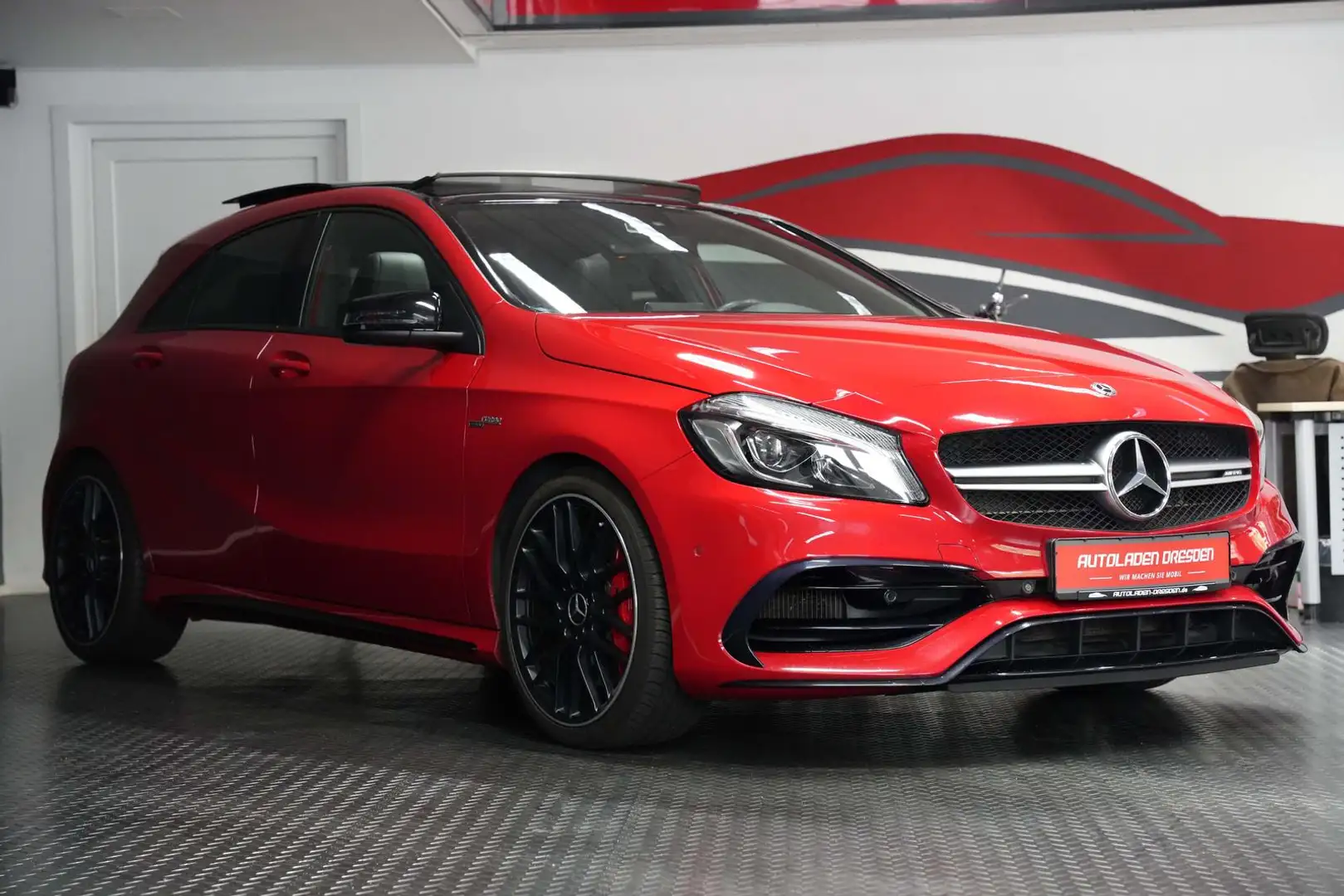 Mercedes-Benz A 45 AMG A45 AMG PERFORMANCE #H&K#PAN#AGA#NIGHT#DRIVERSP Rosso - 2