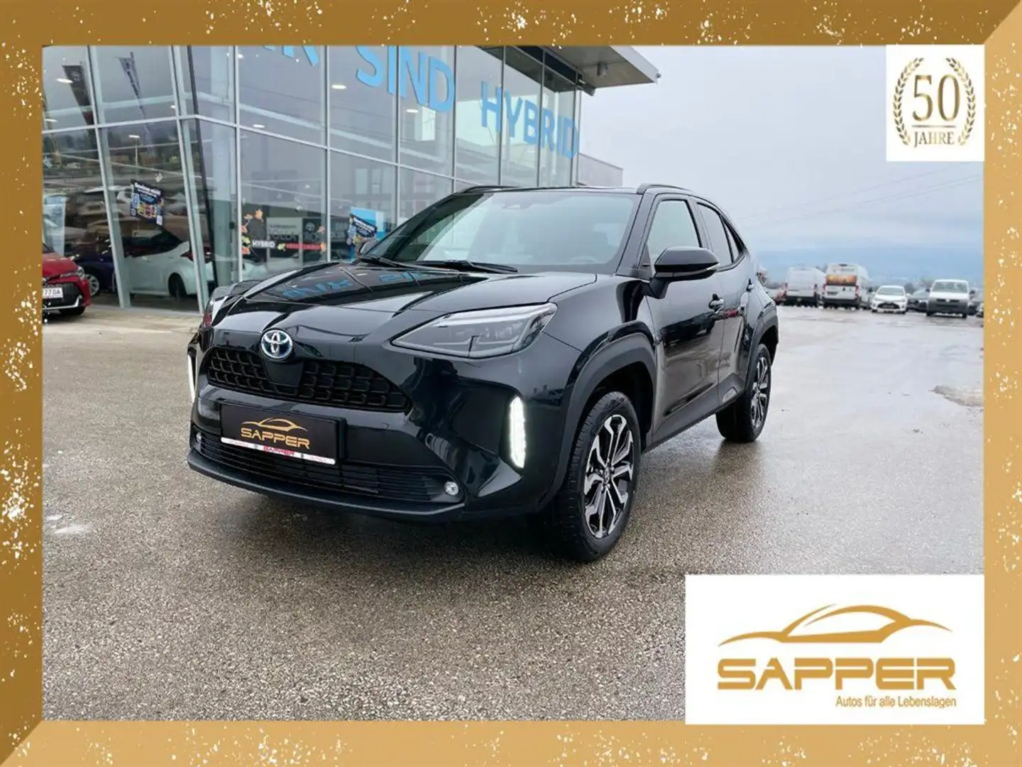 Toyota Yaris Cross 1,5 VVT-i Hybrid Active Drive Aut. Schwarz - 1