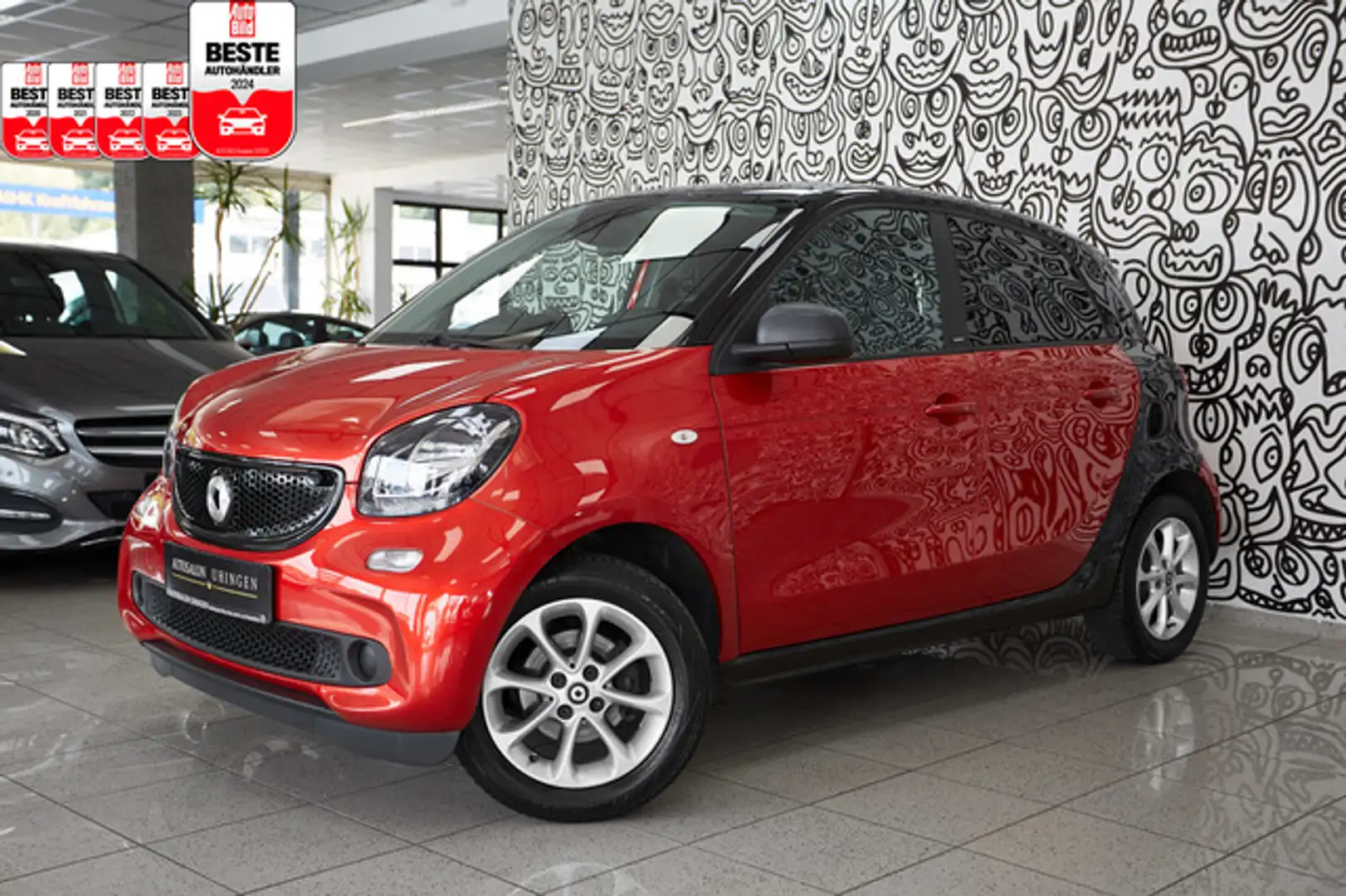 smart forFour ForFour TEMPOM*MULTIF*KLIMA*BLUETOOTH*AUDIO*ALU* Červená - 1