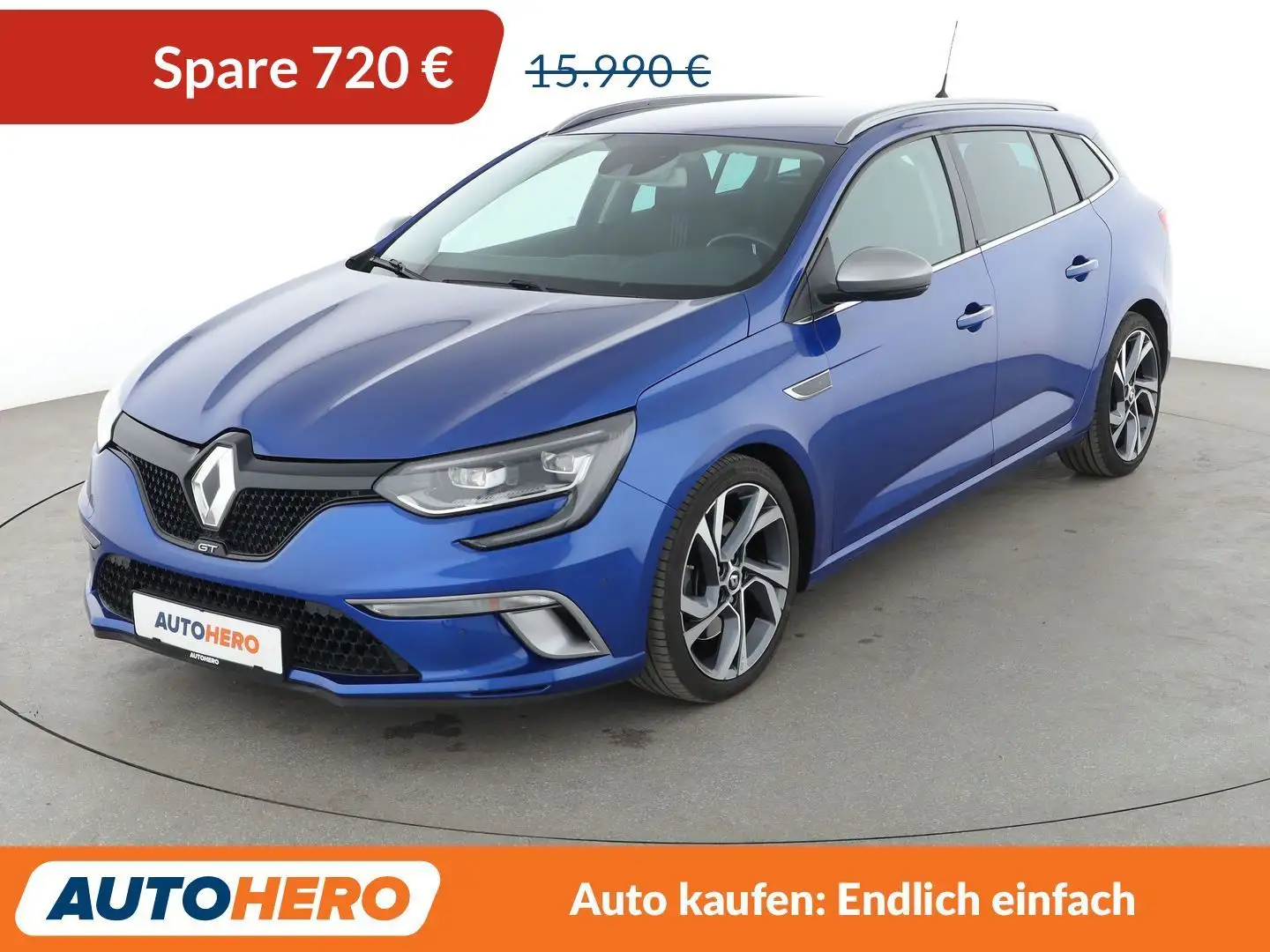 Renault Megane 1.6 TCe Energy GT Aut.*NAVI*LED*ACC*CAM*BOSE*SHZ* Blau - 1