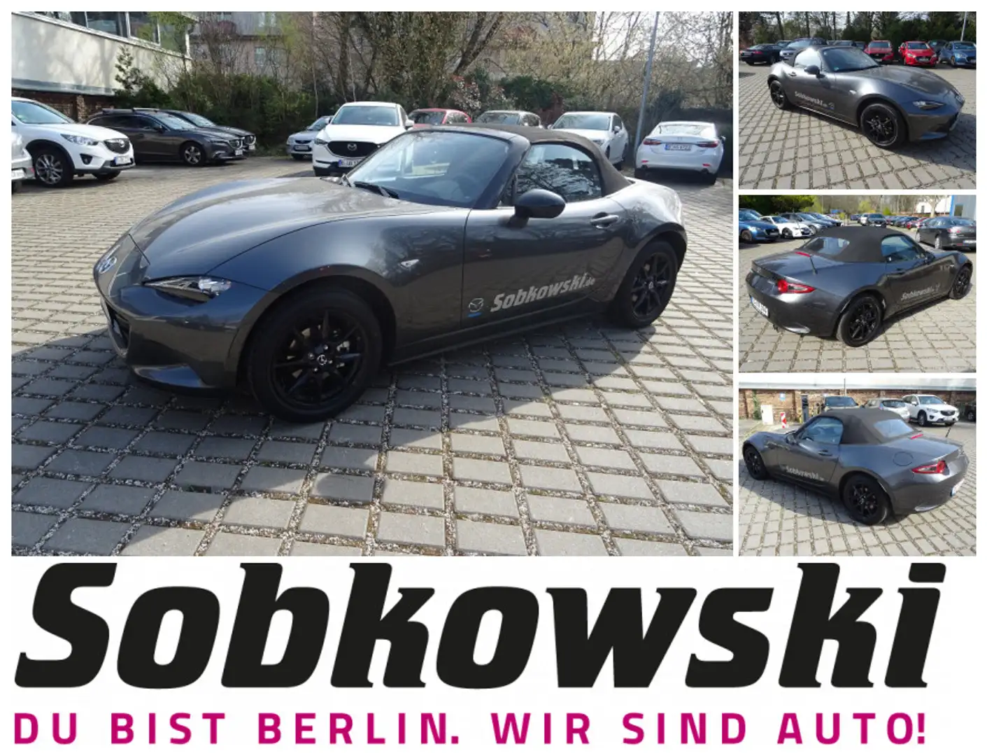 Mazda MX-5 1.5L SKYACTIV G 132PS 6MT RWD PRIME-LINE Grau - 1