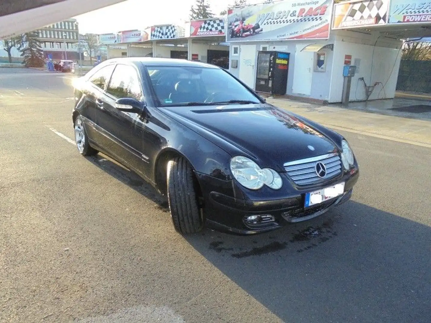 Mercedes-Benz C 220 Sport/Coupe;TÜV 11/26;ROSTFREI;LEDER;TEMPO Negru - 1