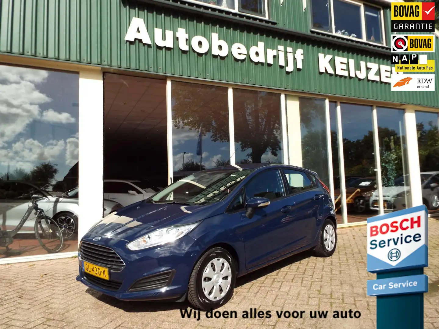 Ford Fiesta 1.5 TDCi Style AIRCO-NAVI-NAP-BOVAG Bleu - 1
