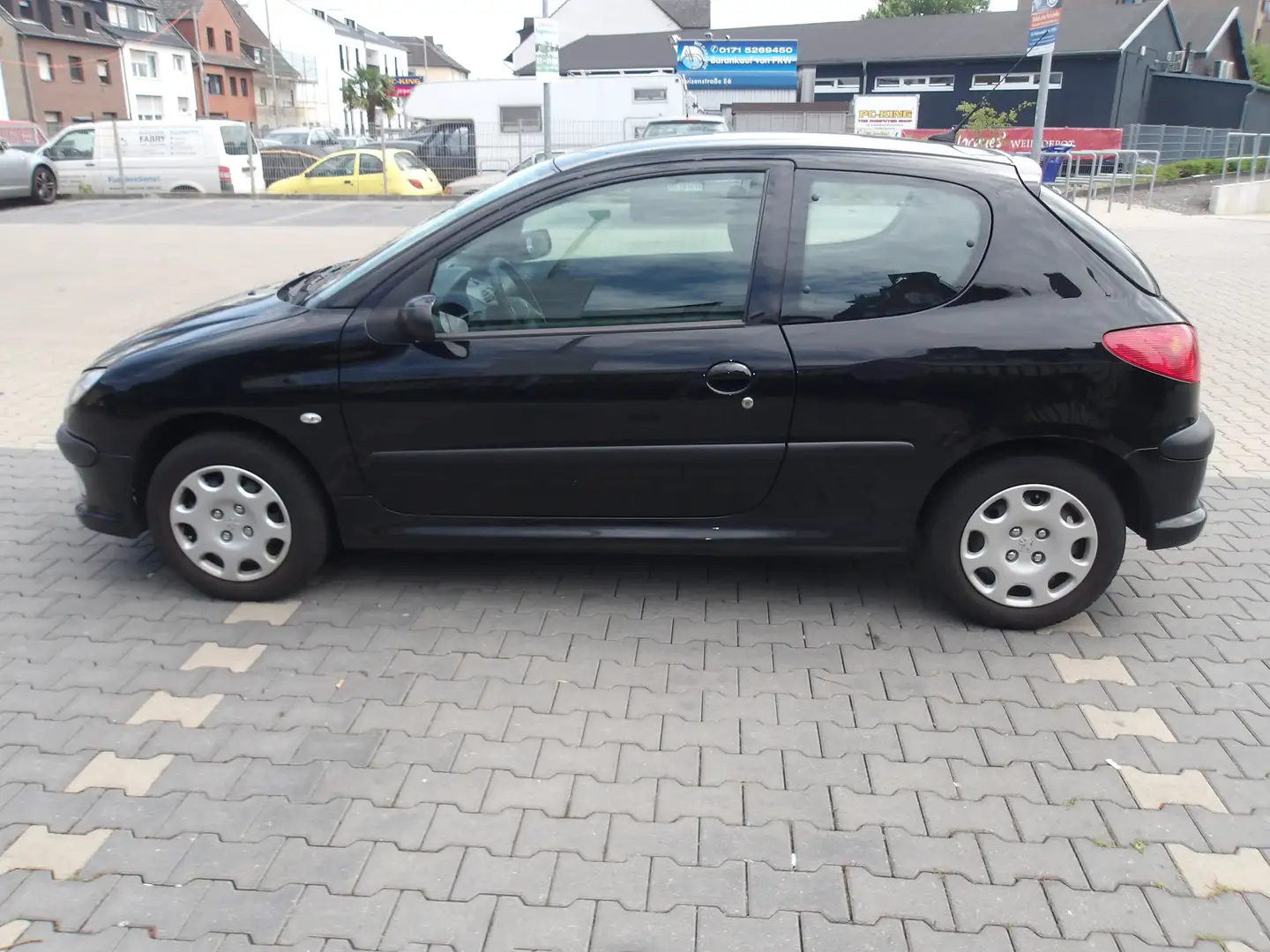Peugeot 206 206  2.Hand  TÜV neu Schwarz - 2
