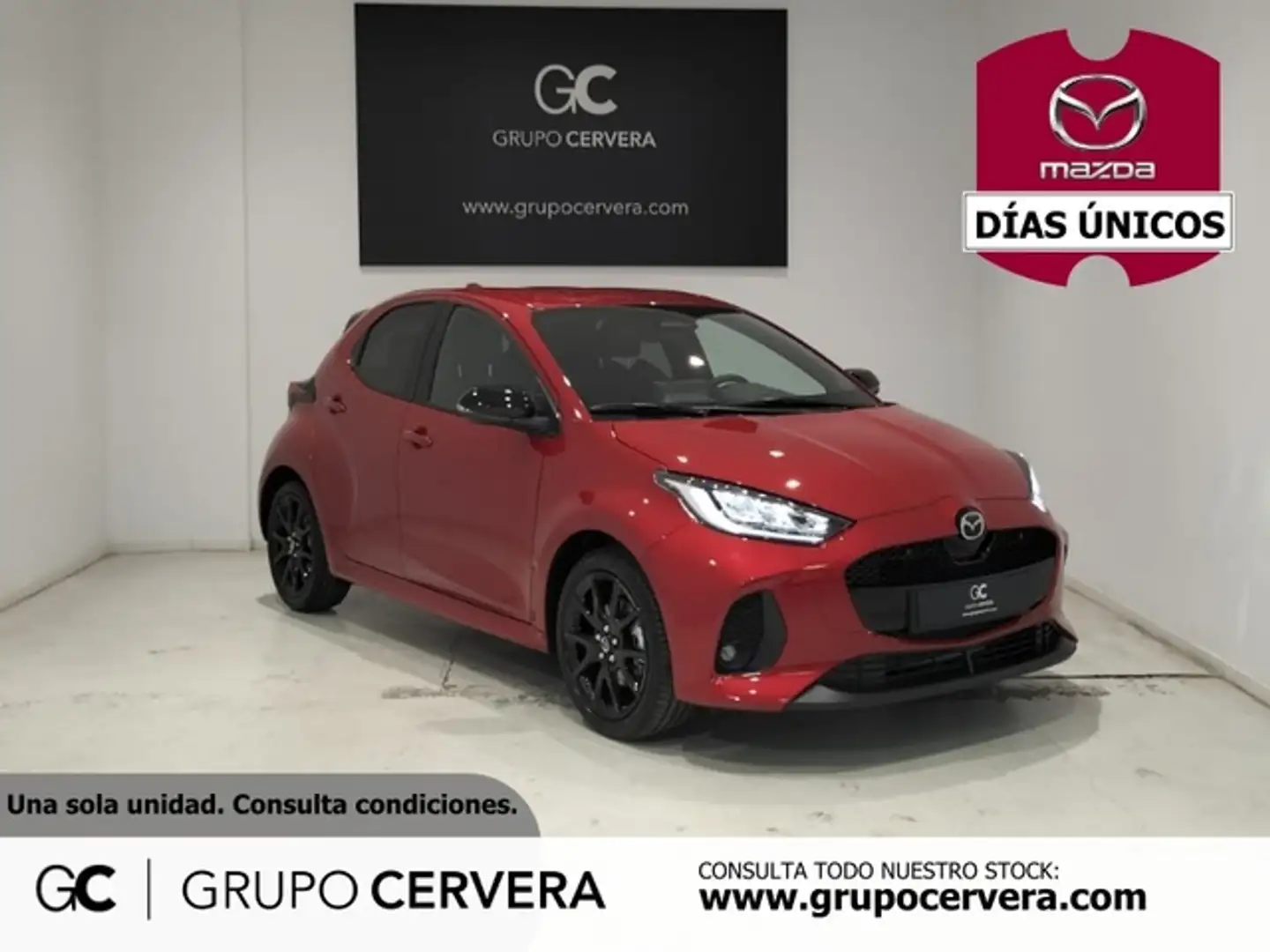 Mazda 2 Hybrid 1.5 Homura CVT 85kW Rojo - 1