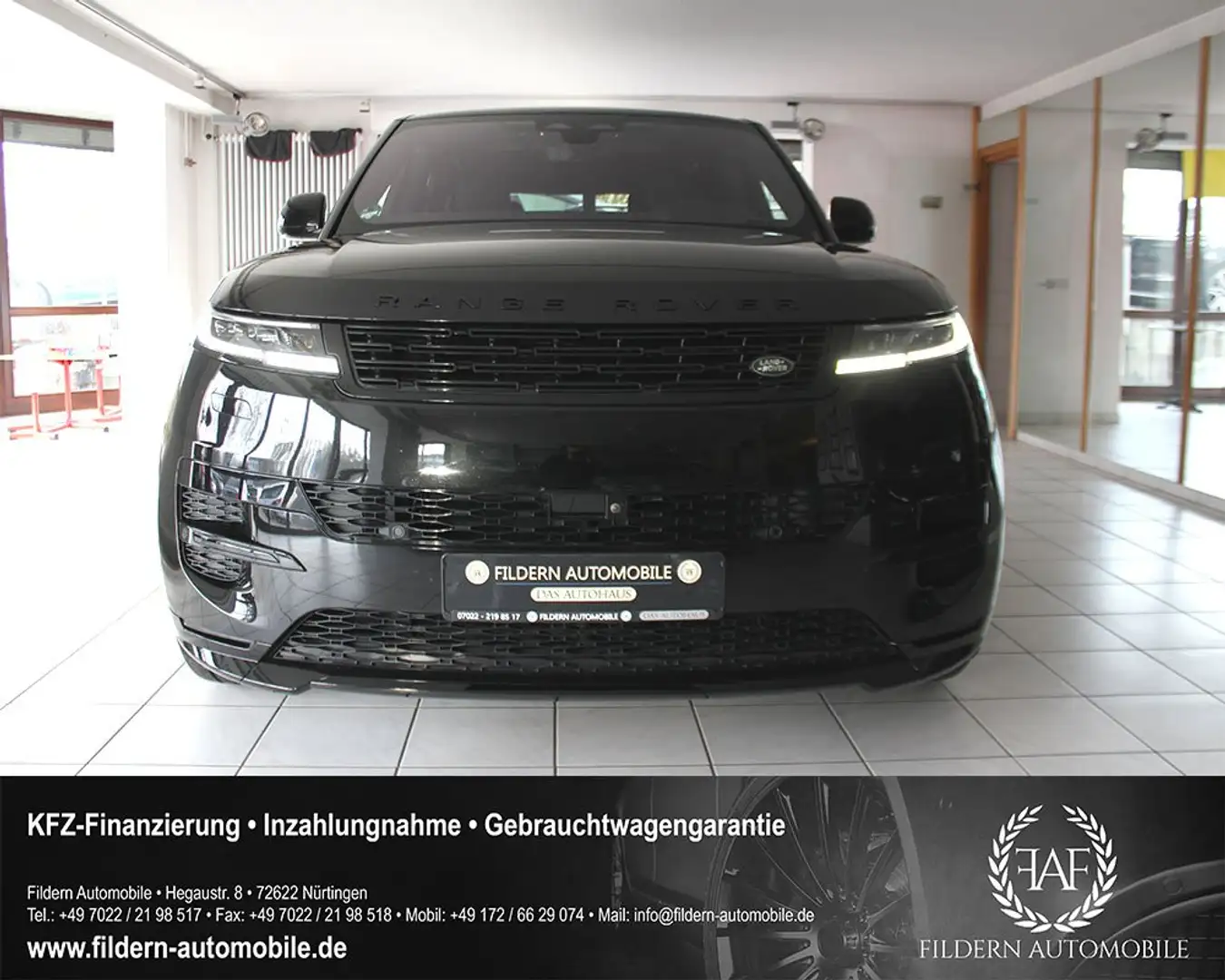 Land Rover Range Rover Sport Autobiography D350 BLACK*PANO*AHK*MASSAGE*360° Black - 2