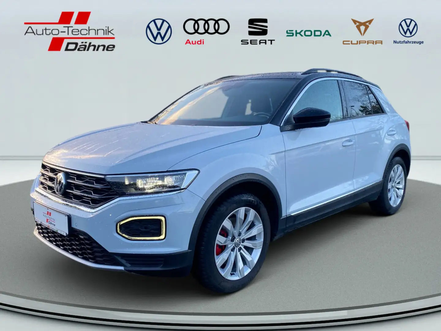 Volkswagen T-Roc 2.0 TSI Sport 4Motion ACC STANDHZ LED Silber - 1