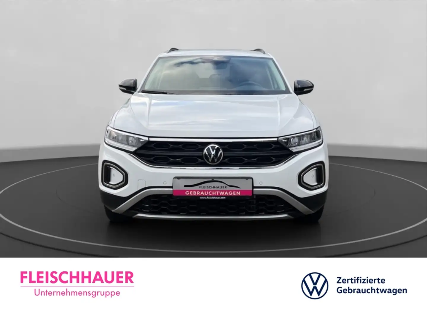 Volkswagen T-Roc Goal 1.0 Life Navi LED Einparkhilfe App-Connect Weiß - 2