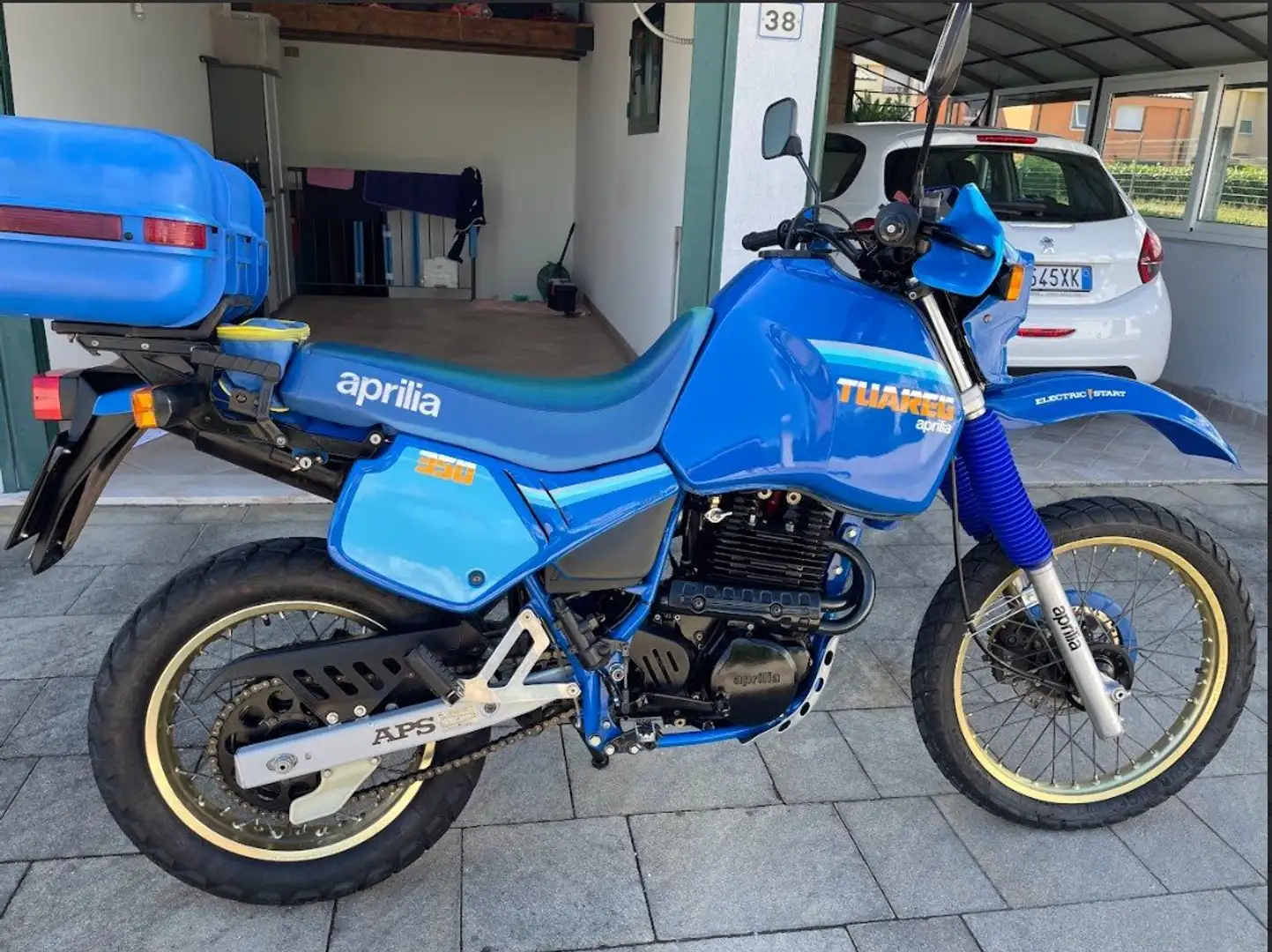 Aprilia Tuareg 350 Bleu - 1