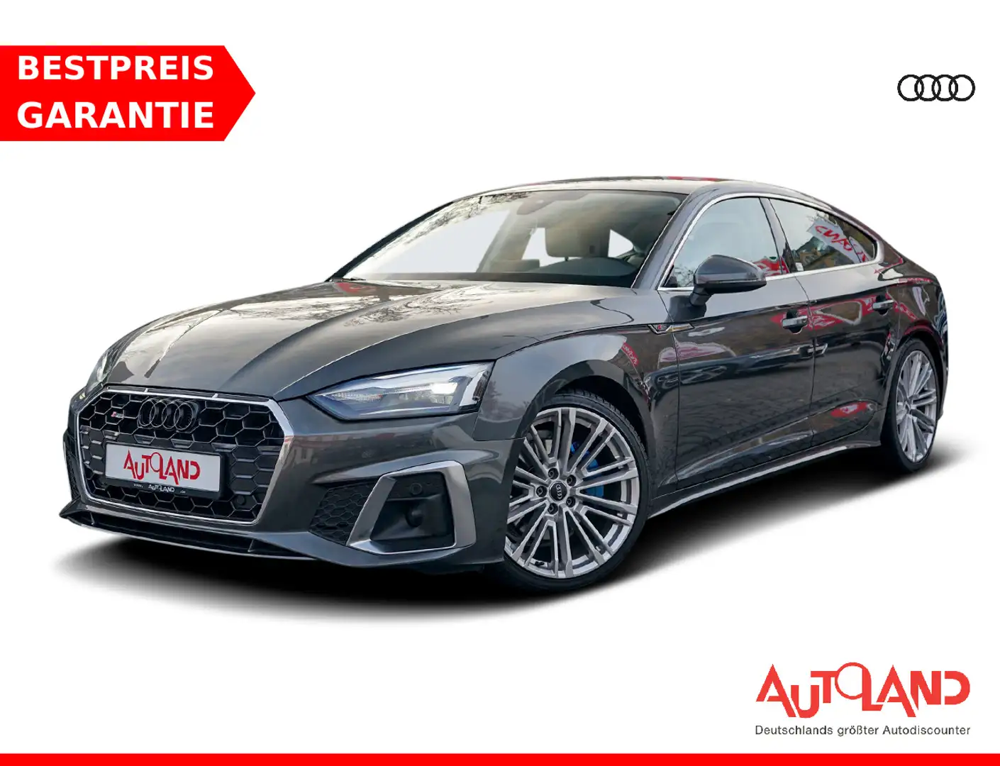Audi A5 Sportback 40 2.0 TDI S line LED ACC Leder Gris - 1