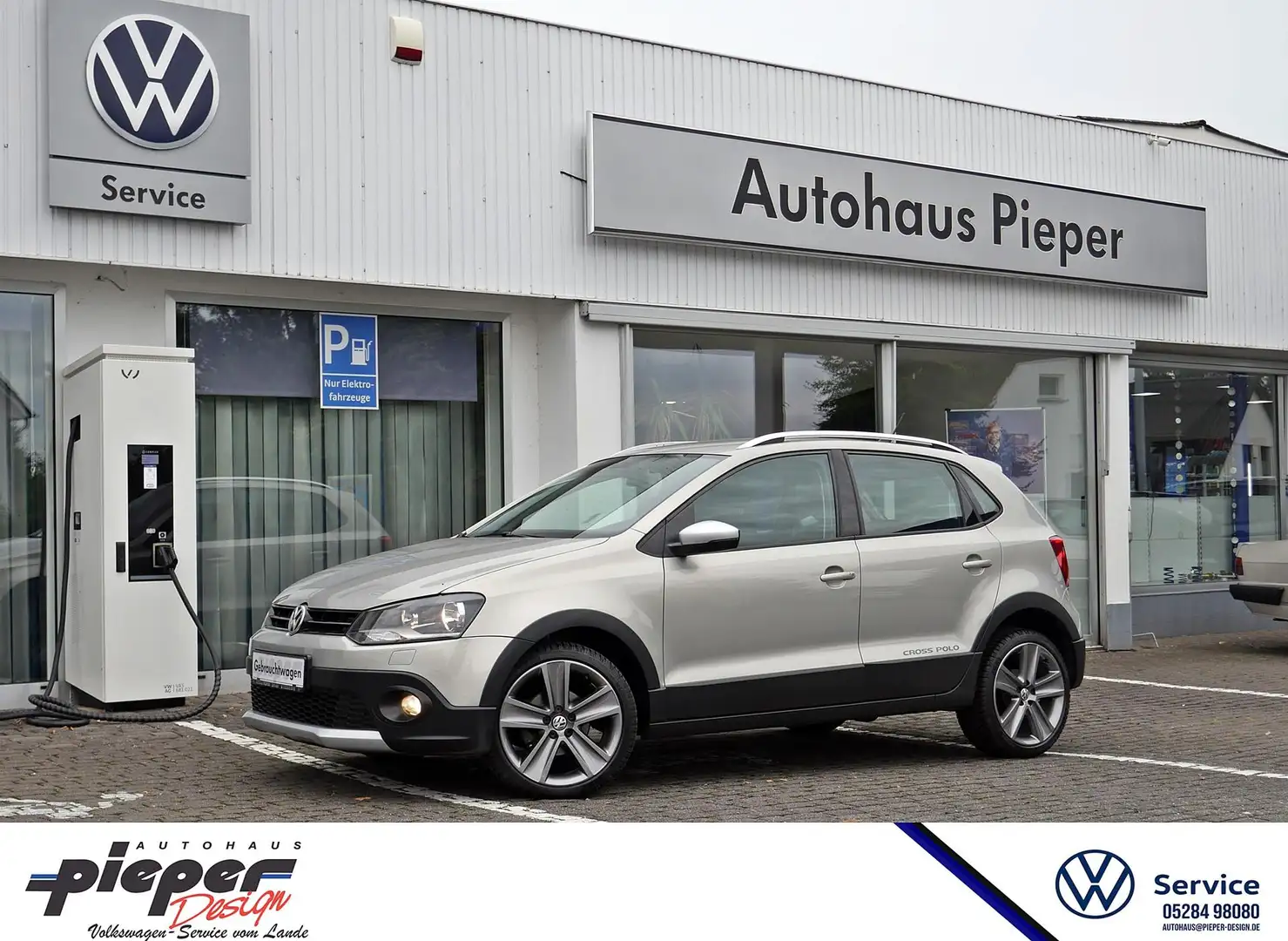 Volkswagen Polo CrossPolo 1.2 TSI DSG Navi PDC Bluetooth 66 kW ... Beige - 1