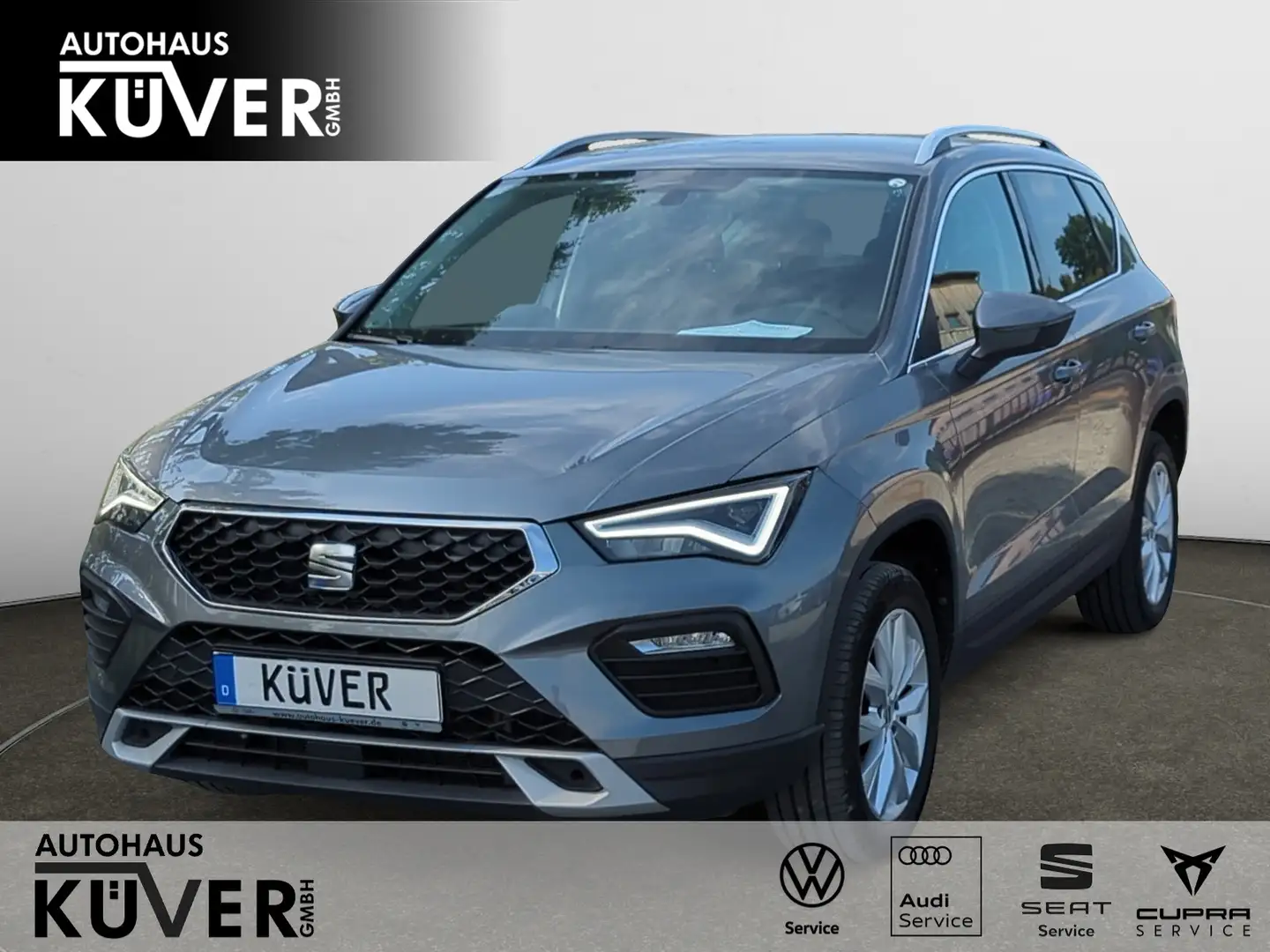 SEAT Ateca Style 1,5 TSI DSG Navi+GRA+AHK+LED+Shzg. Grau - 1