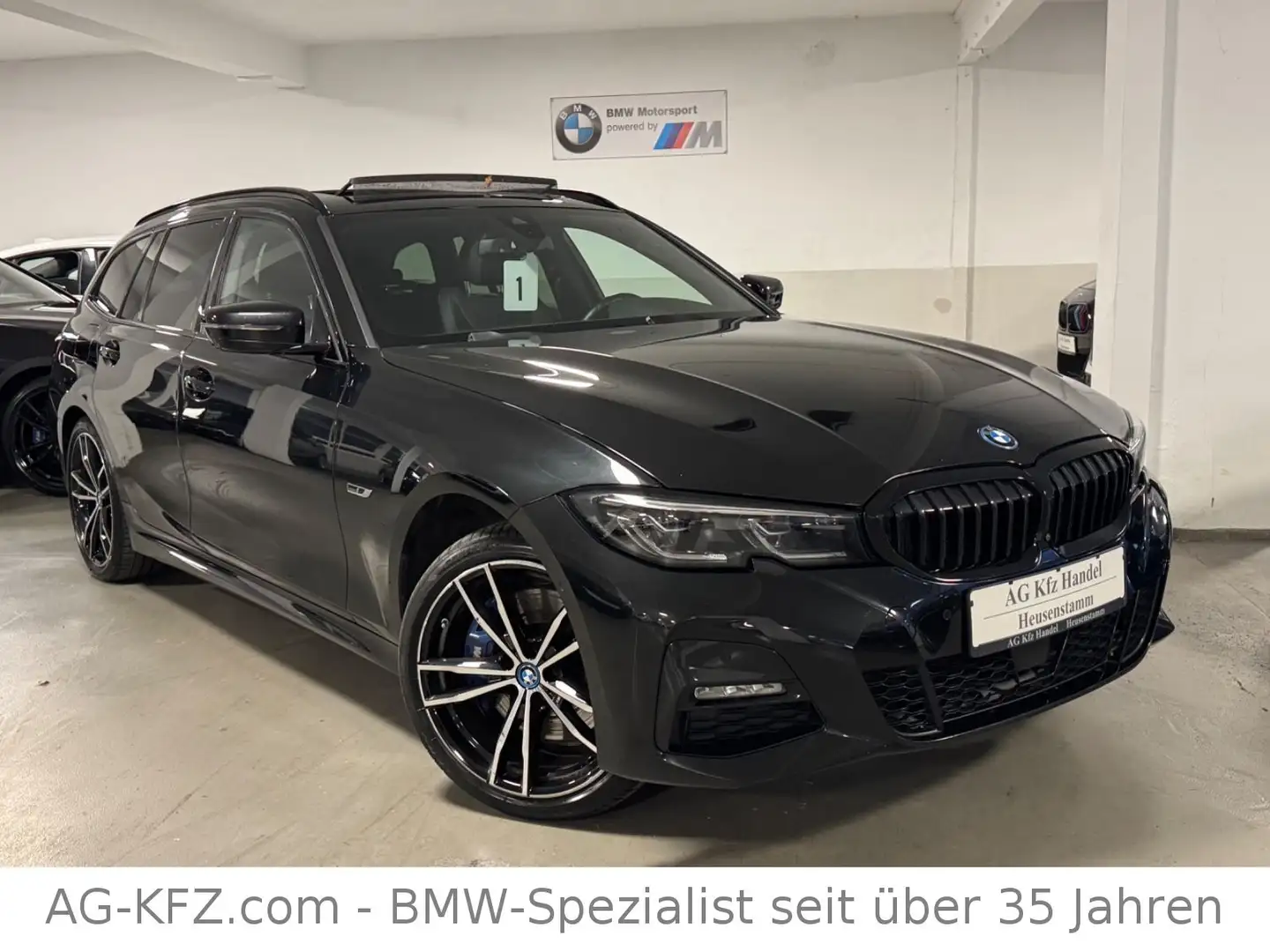 BMW 330 e xDrive M Sport/LASER/HUD/ACC/PANO/HIFI Noir - 1