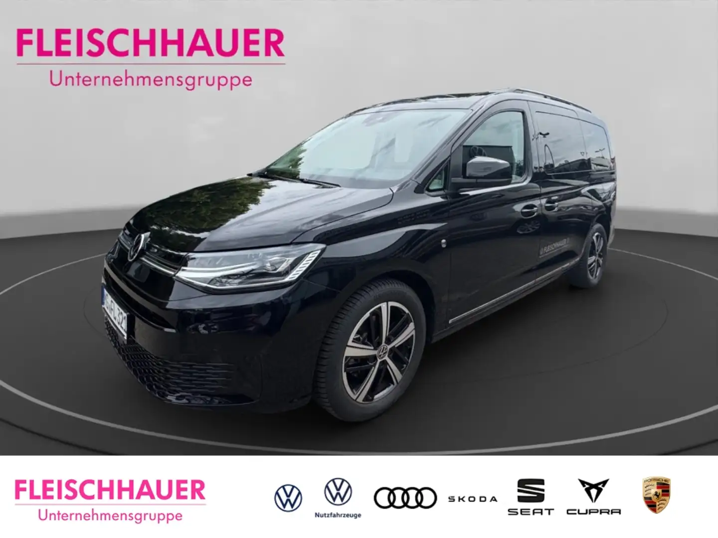 Volkswagen Caddy Dark Label 2.0 TDI DSG AHK Navi Digitales Cockpit Schwarz - 1