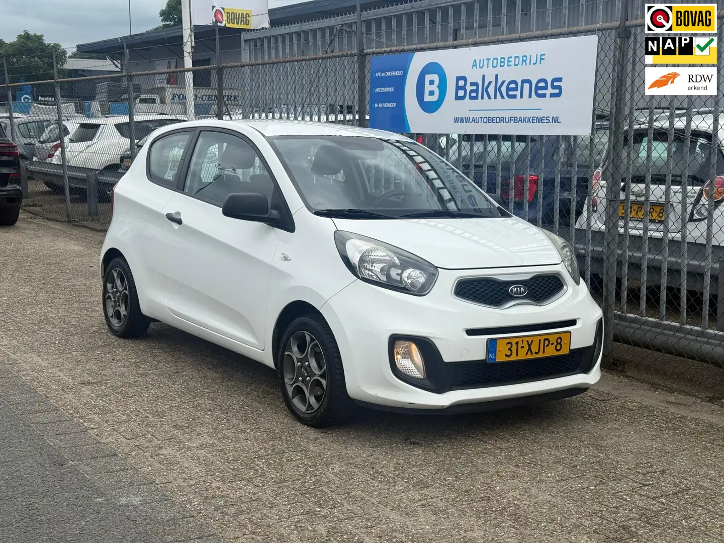Kia Picanto 1.0 CVVT Airco | 1e eigenaar Wit - 1
