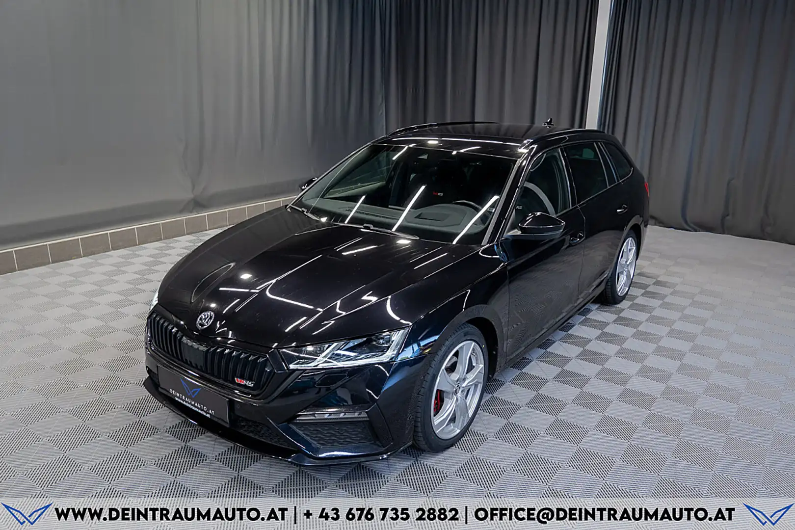 Skoda Octavia Combi 2,0 TDI 4x4 RS DSG*AHK*SHZ vo+hi*MATRIX*1... Schwarz - 2