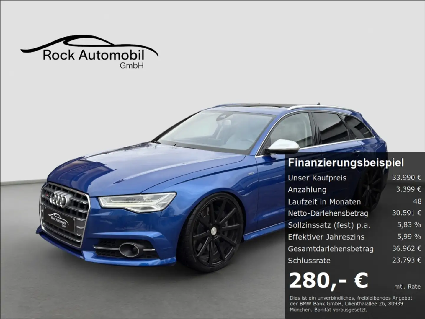 Audi S6 Avant 4.0 TFSI quattro Carbon TÜV NEU Blau - 1