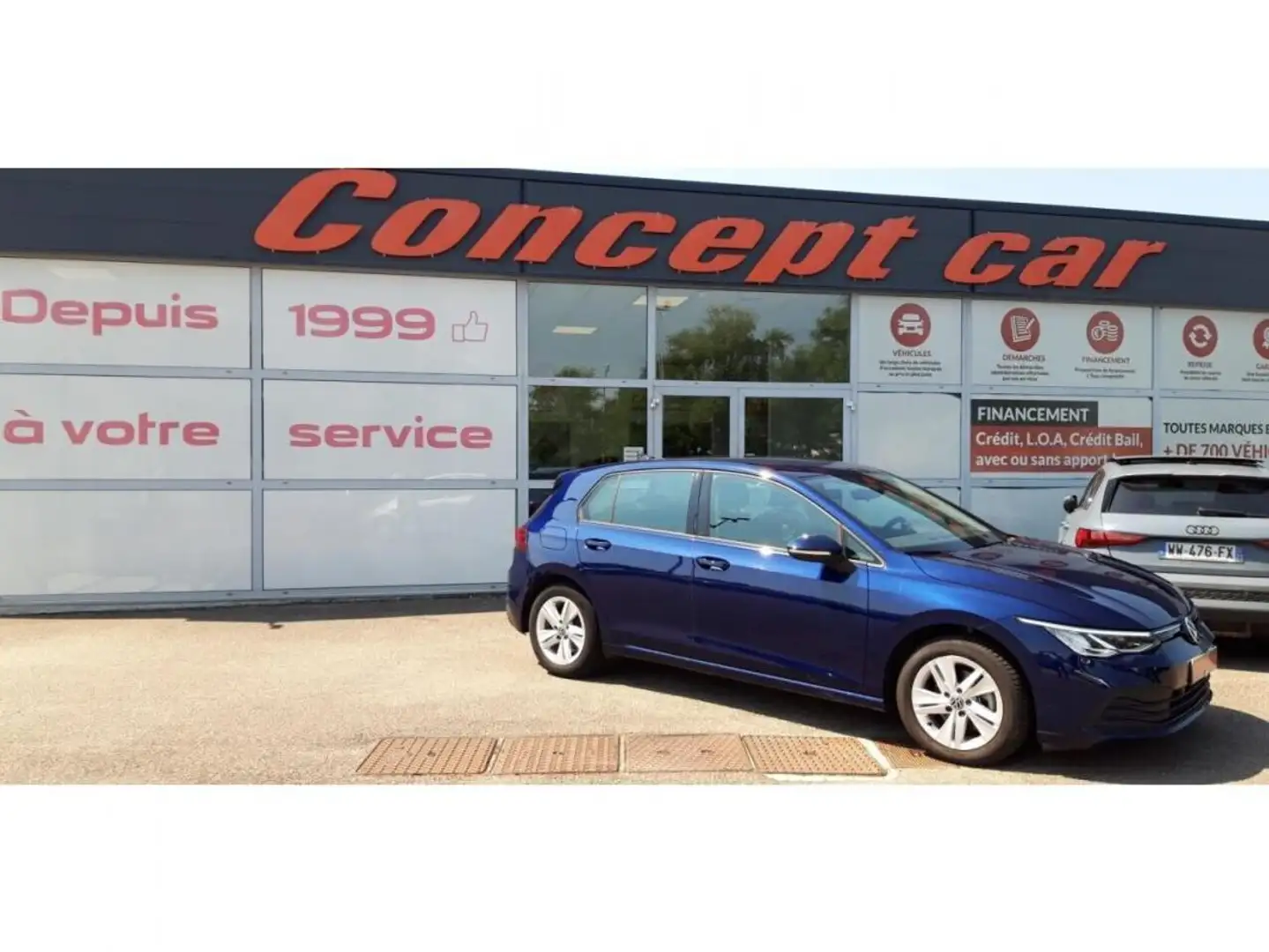 Volkswagen Golf Life 1.5 eTSI 150cv DSG7 Bleu - 1