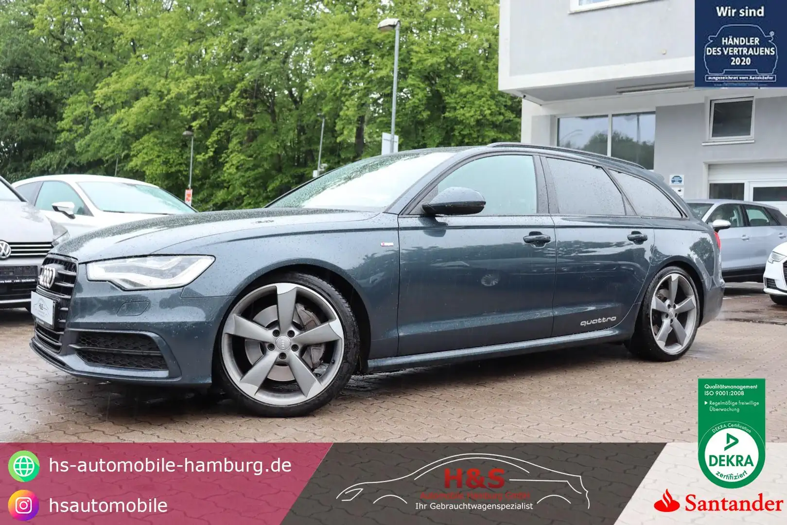 Audi A6 Avant 3.0 TDI DPF quattro tiptronic Bleu - 1