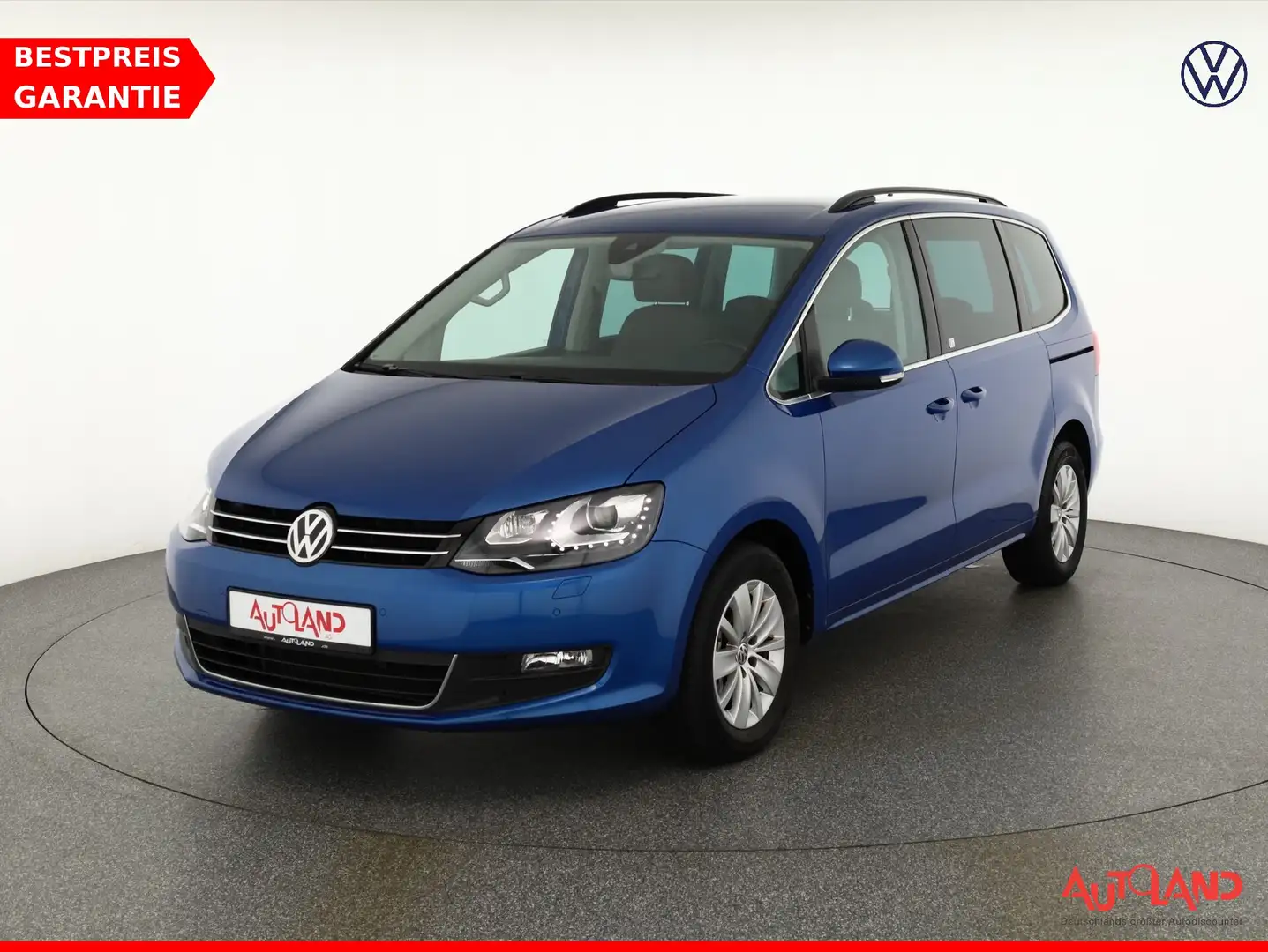 Volkswagen Sharan 1.4 TSI Bi-Xenon Navi ACC DAB Kamera Blau - 1