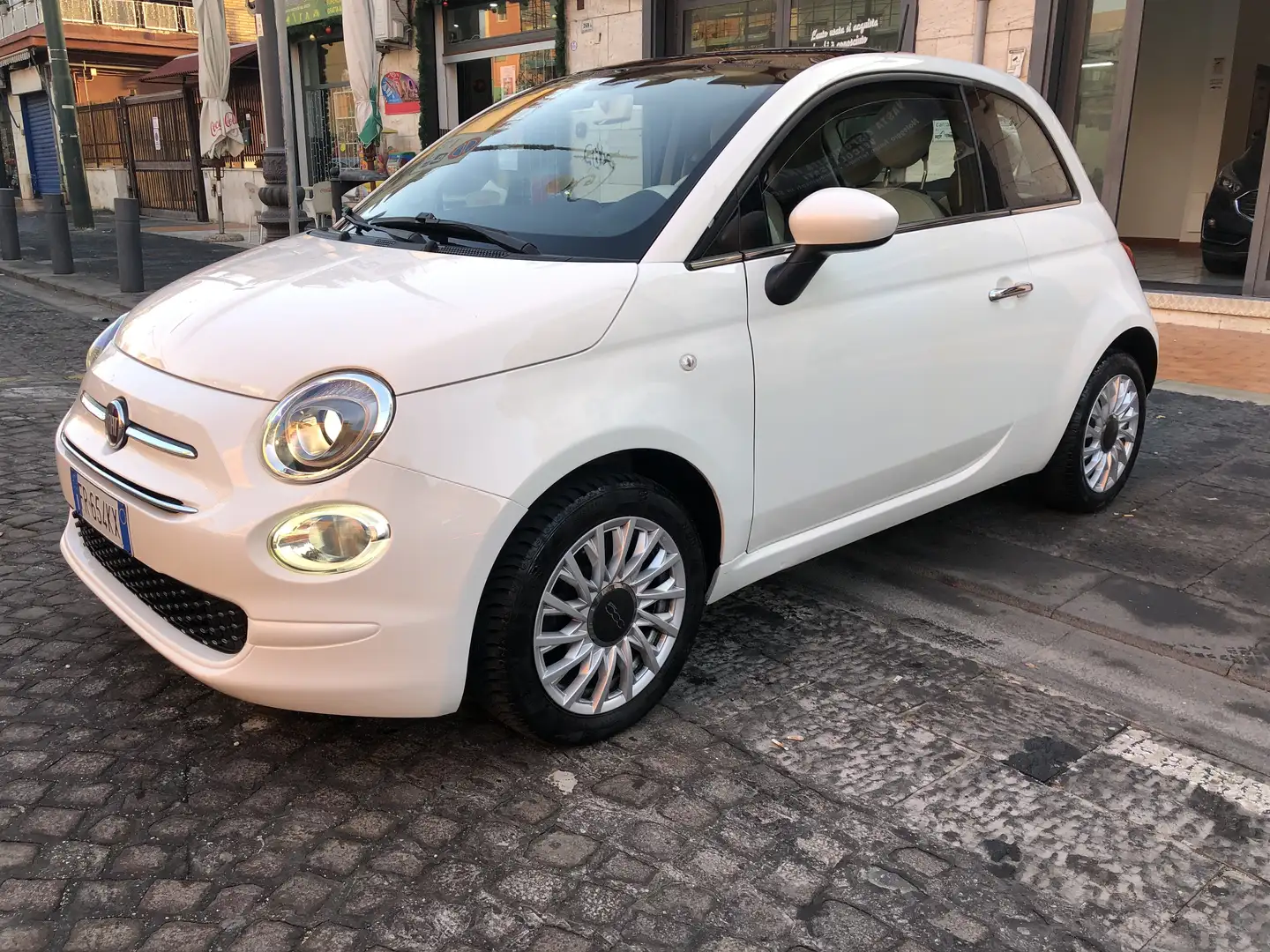 Fiat 500 500 III 2015 1.2 Lounge easypower Gpl 69cv my18 Blanc - 2