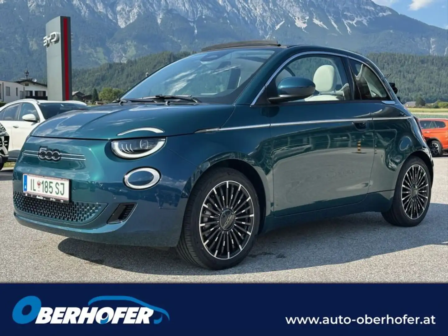 Fiat 500e La Prima Cabrio Ocean Green 42kWh Grün - 1