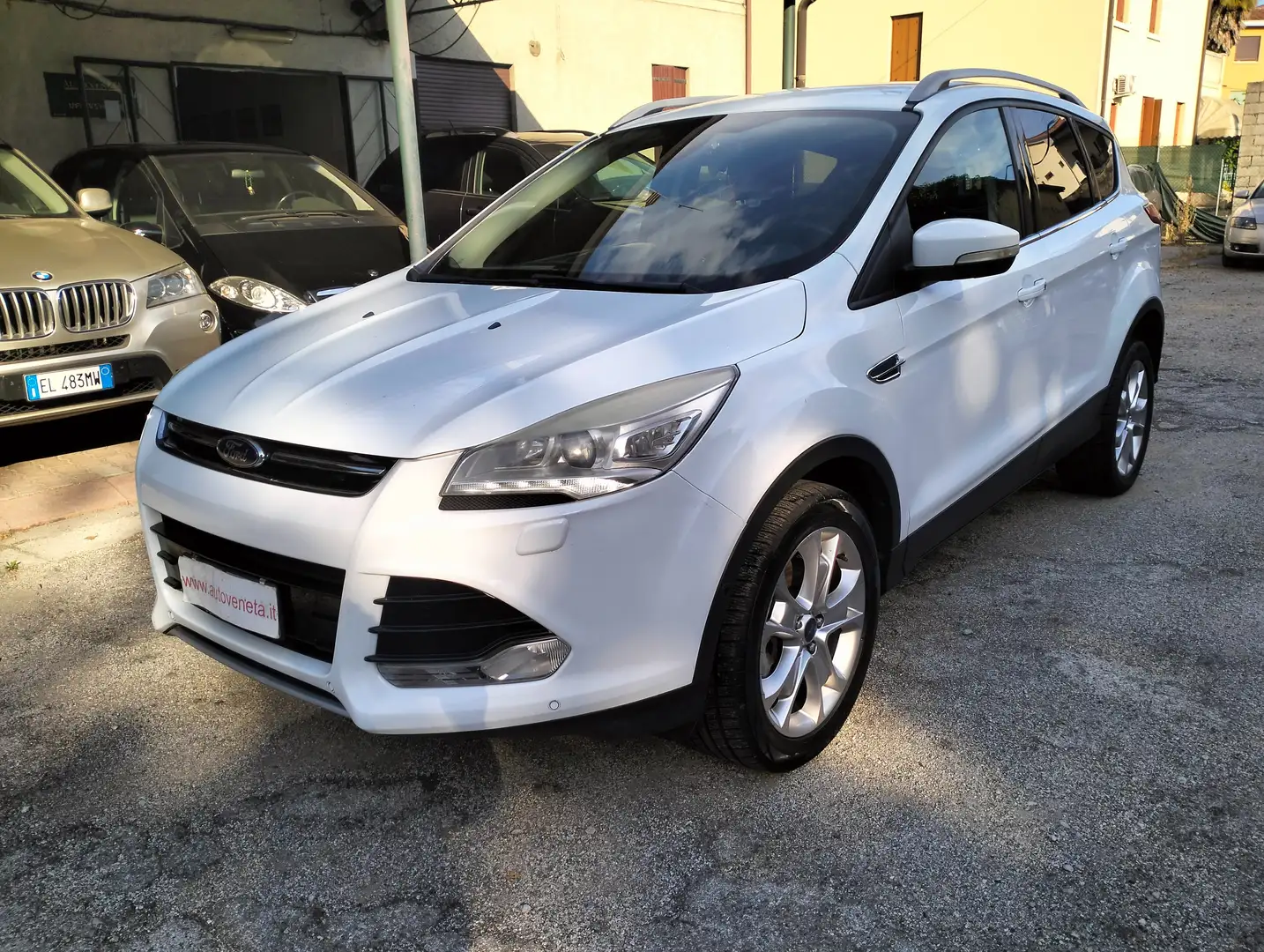 Ford Kuga Kuga II 2013 2.0 tdci Titanium 4wd 163cv Poweship Bianco - 1