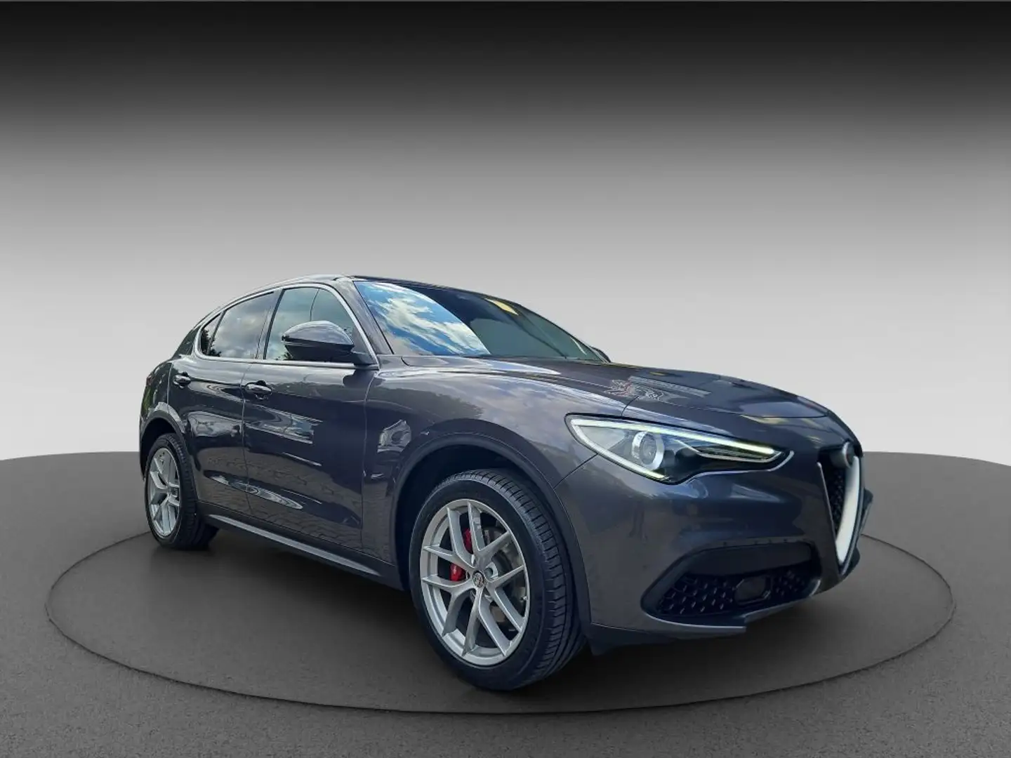 Alfa Romeo Stelvio STELVIO 280PS Q4 FIRST EDITION 1.HAND SCHIEBEDACH Gris - 2