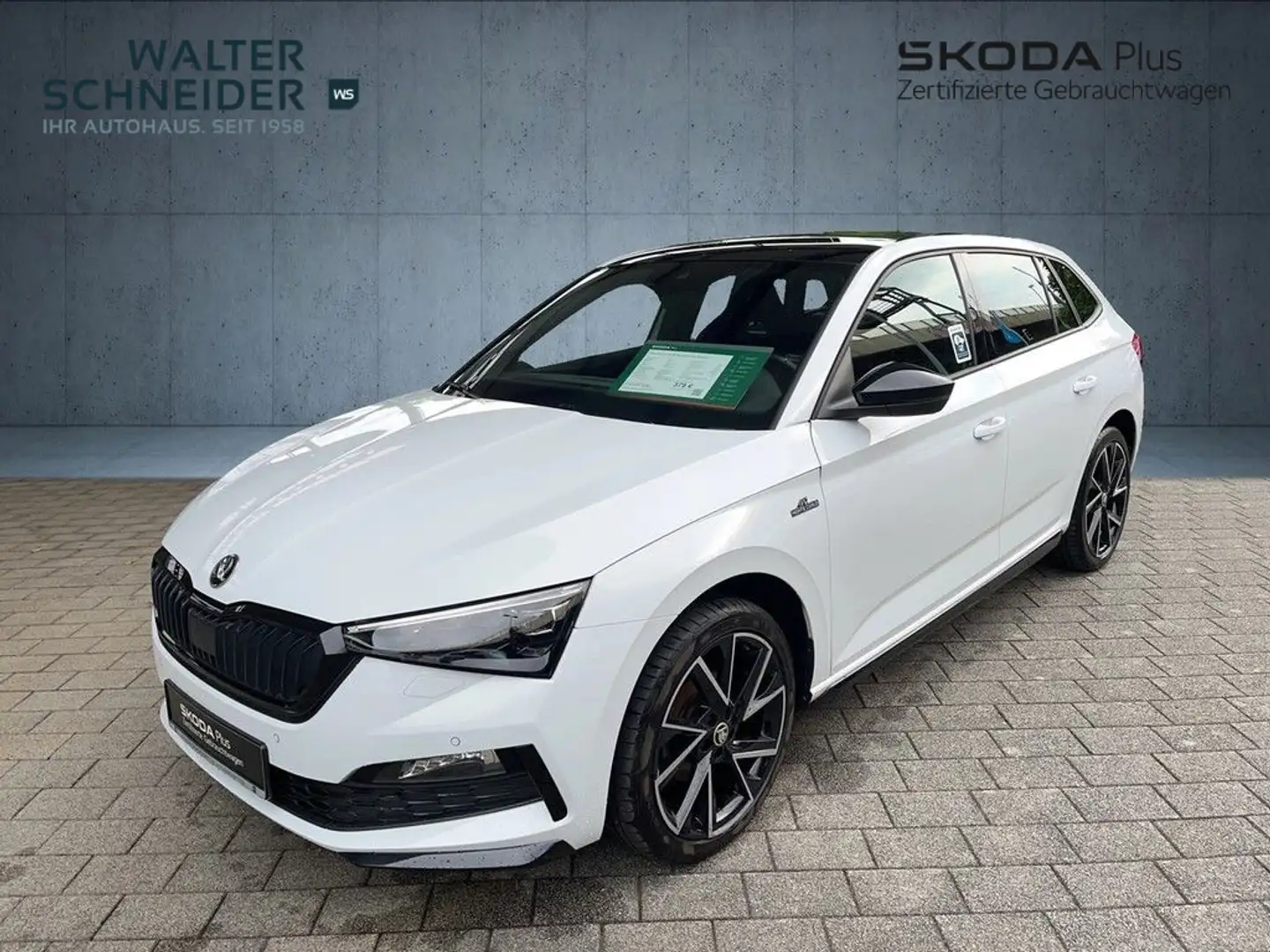Skoda Scala 1.5 TSI DSG Monte Carlo Navi AHK Pano Weiß - 2